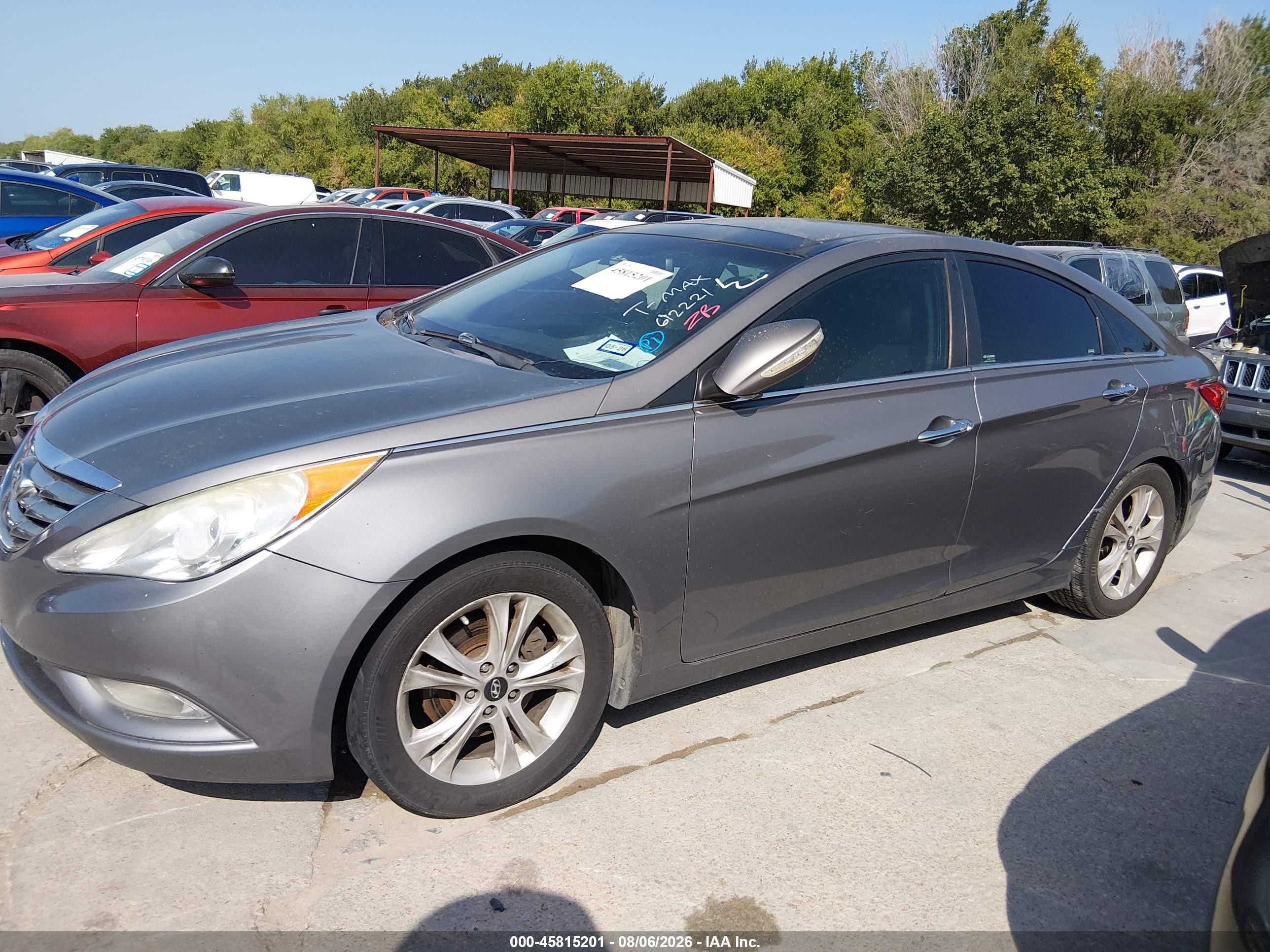 2013 Hyundai Sonata Limited Gray vin: 5NPEC4AC9DH612221
