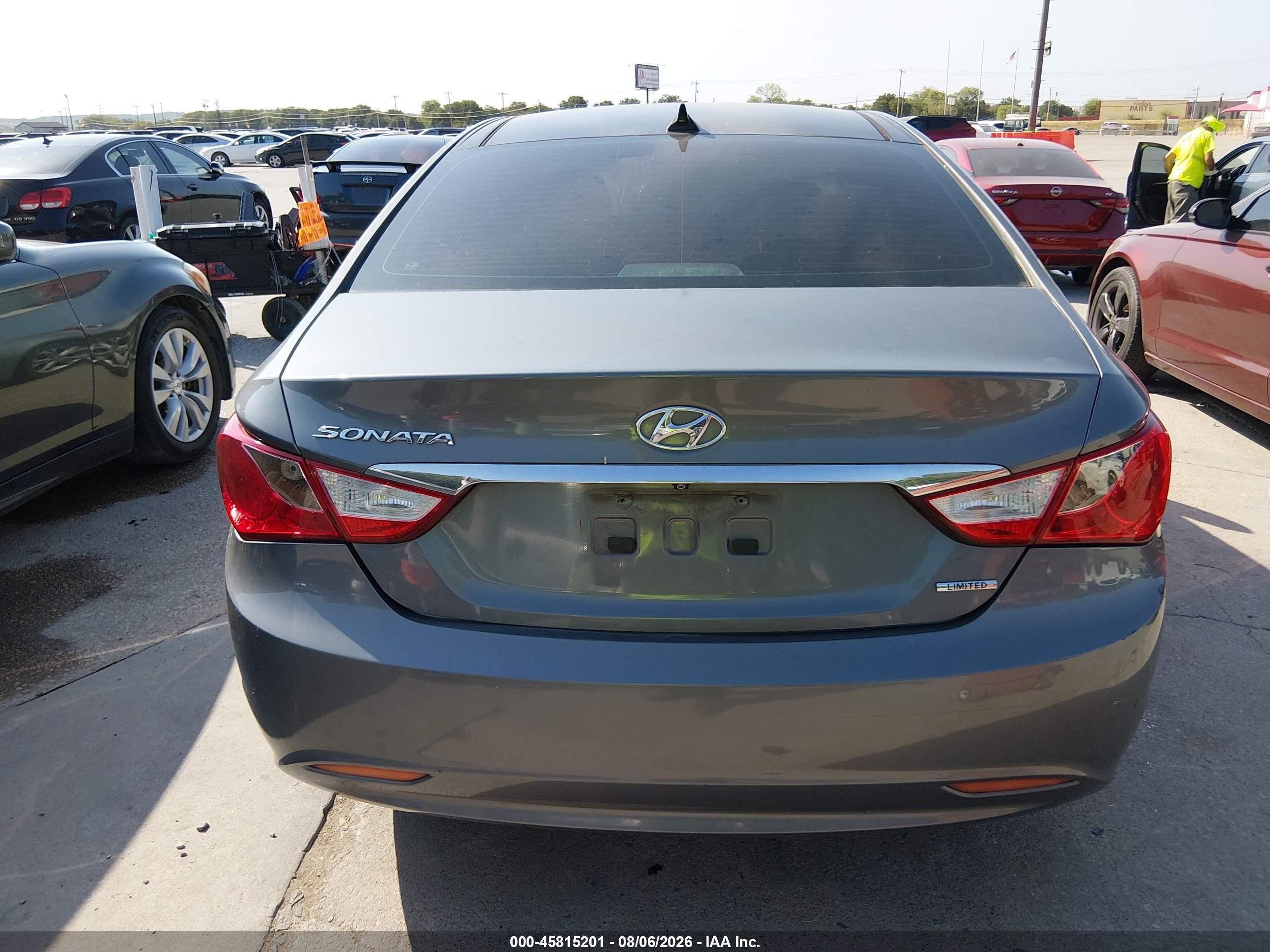 2013 Hyundai Sonata Limited Gray vin: 5NPEC4AC9DH612221