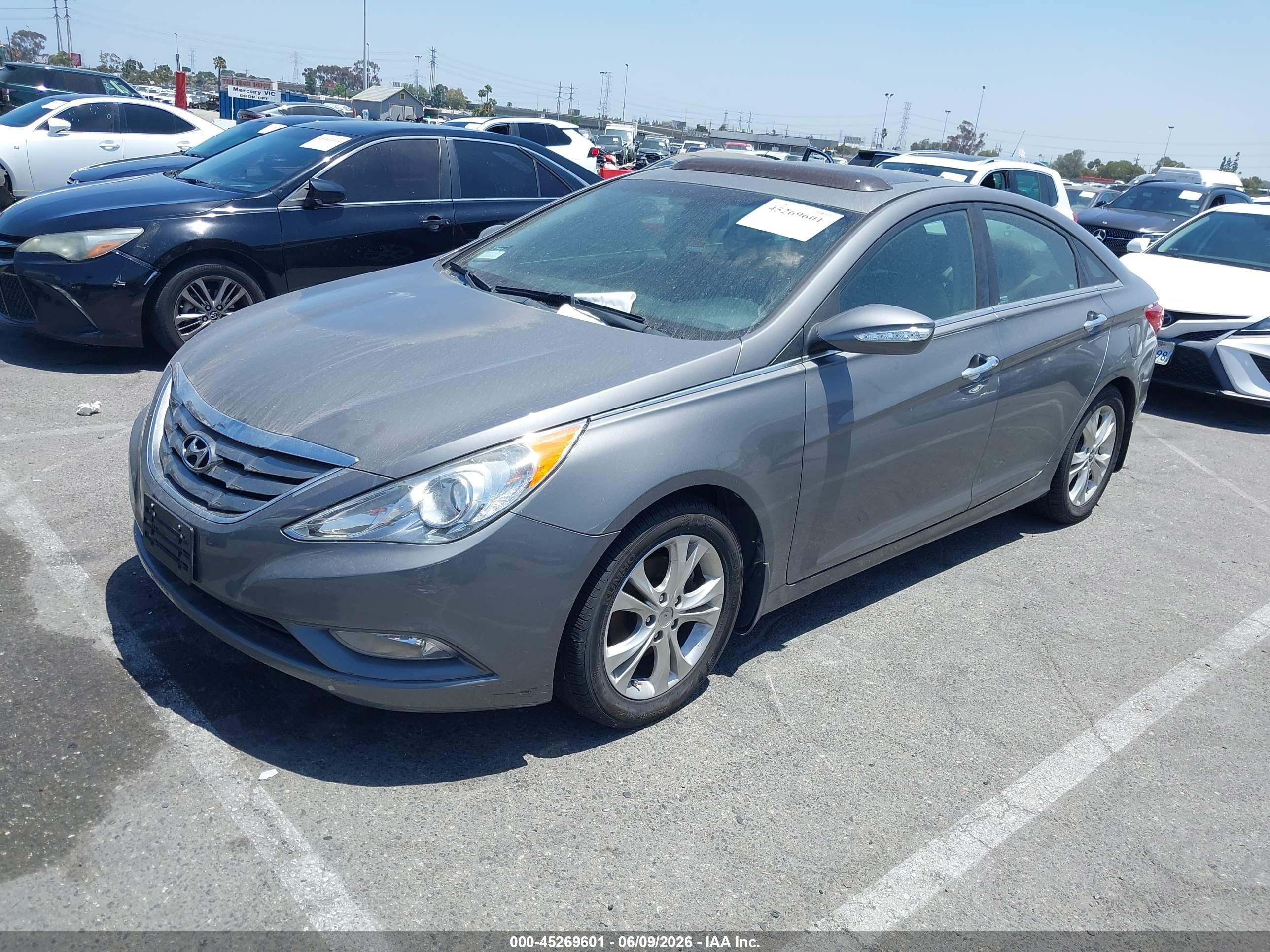 2013 Hyundai Sonata Limited Silver vin: 5NPEC4AC9DH619654