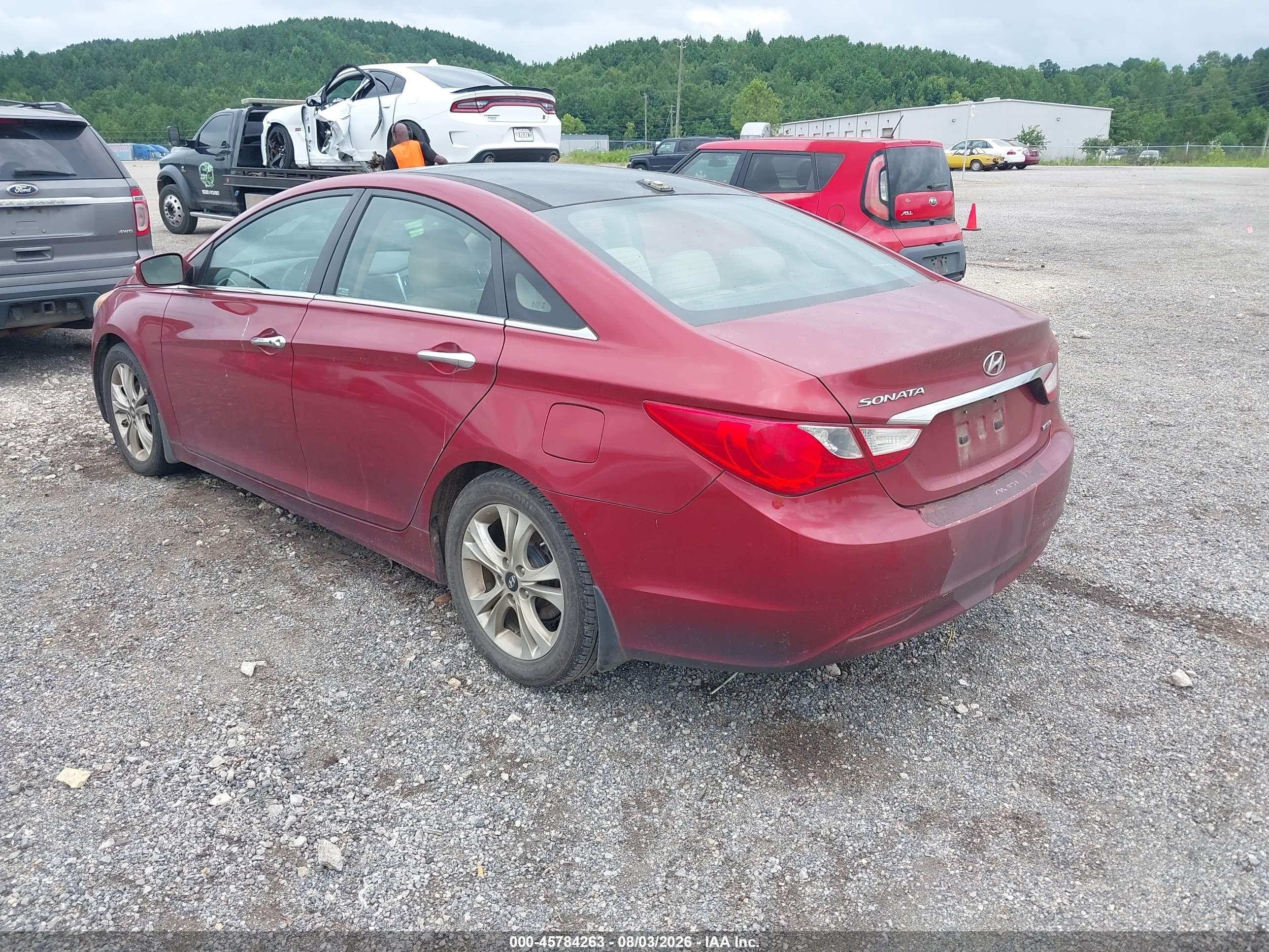 2013 Hyundai Sonata Limited Red vin: 5NPEC4AC9DH630444