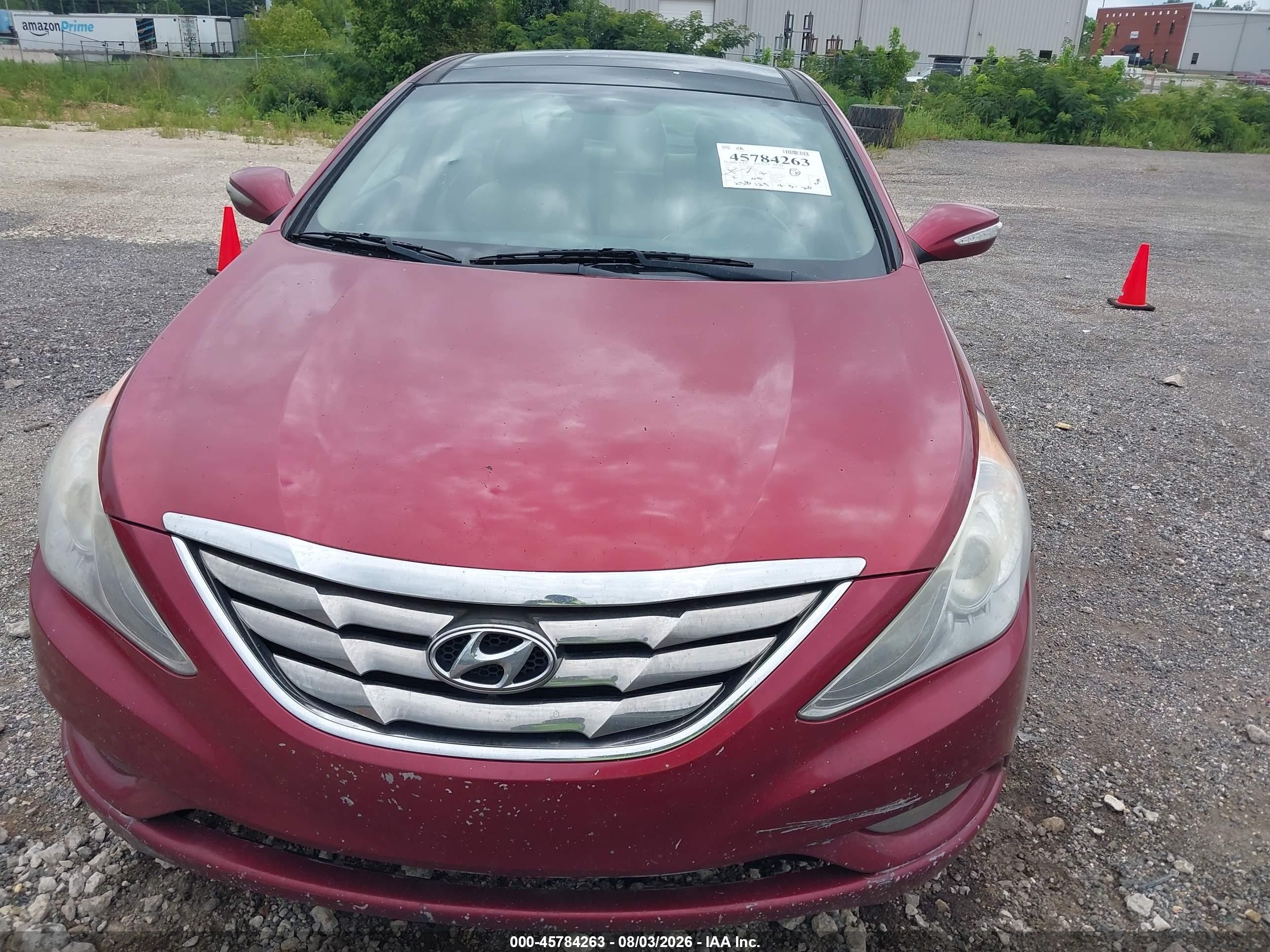 2013 Hyundai Sonata Limited Red vin: 5NPEC4AC9DH630444