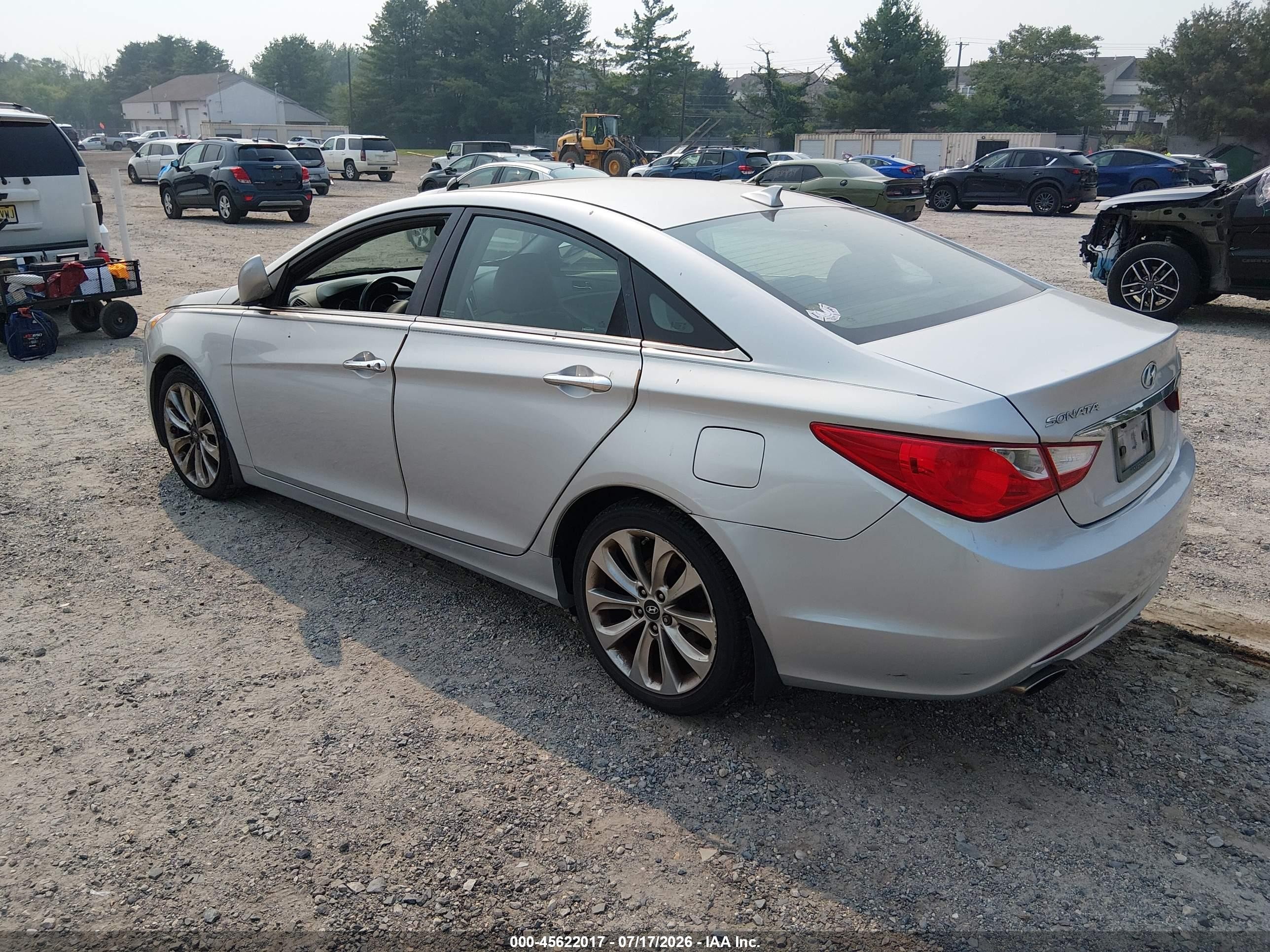 2013 Hyundai Sonata Se Silver vin: 5NPEC4AC9DH650340