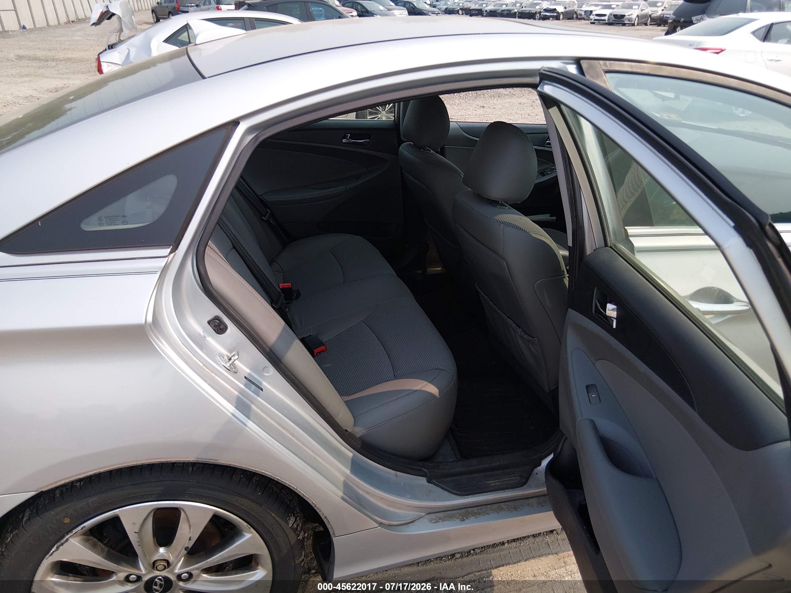 2013 Hyundai Sonata Se Silver vin: 5NPEC4AC9DH650340