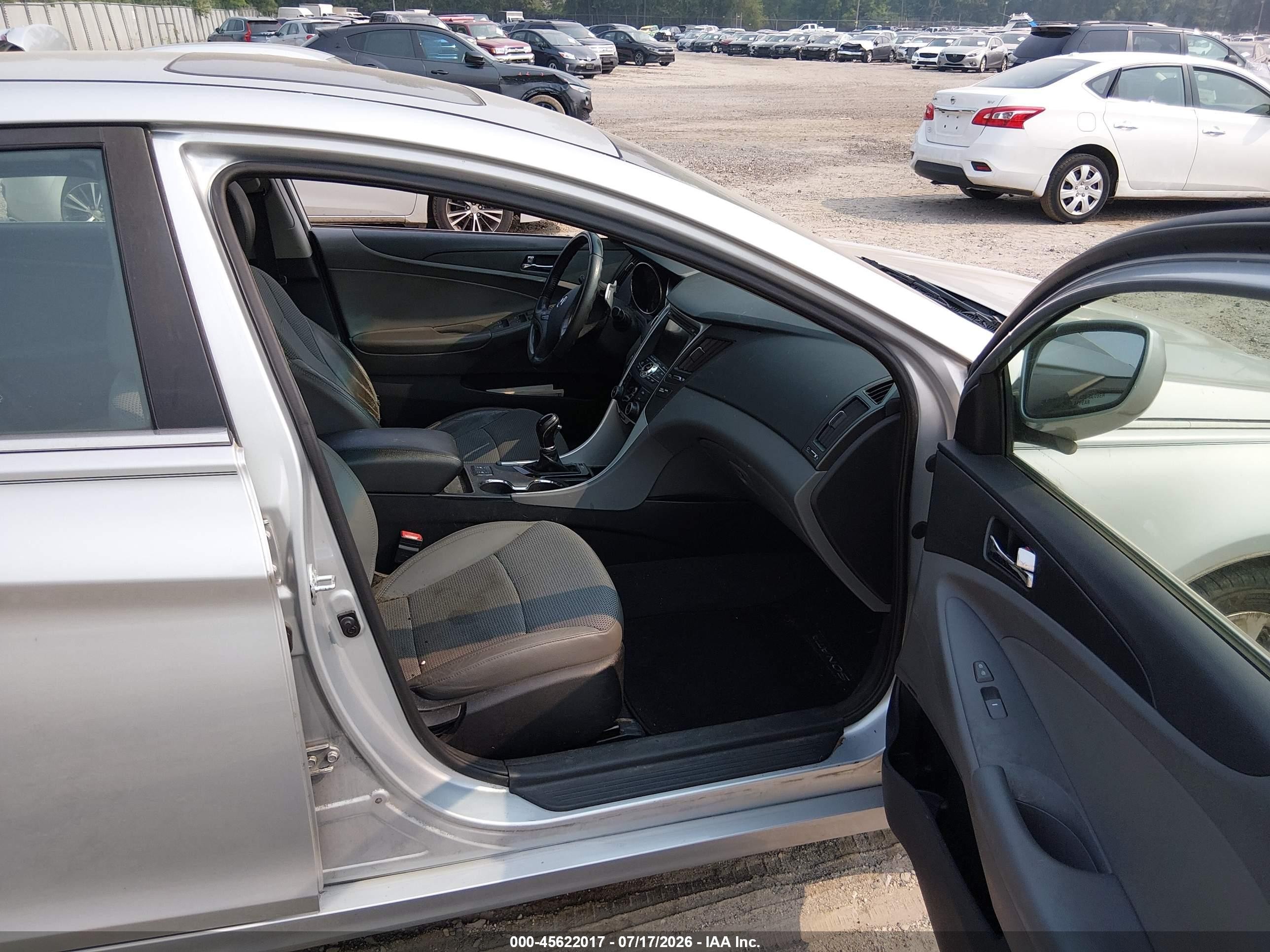 2013 Hyundai Sonata Se Silver vin: 5NPEC4AC9DH650340