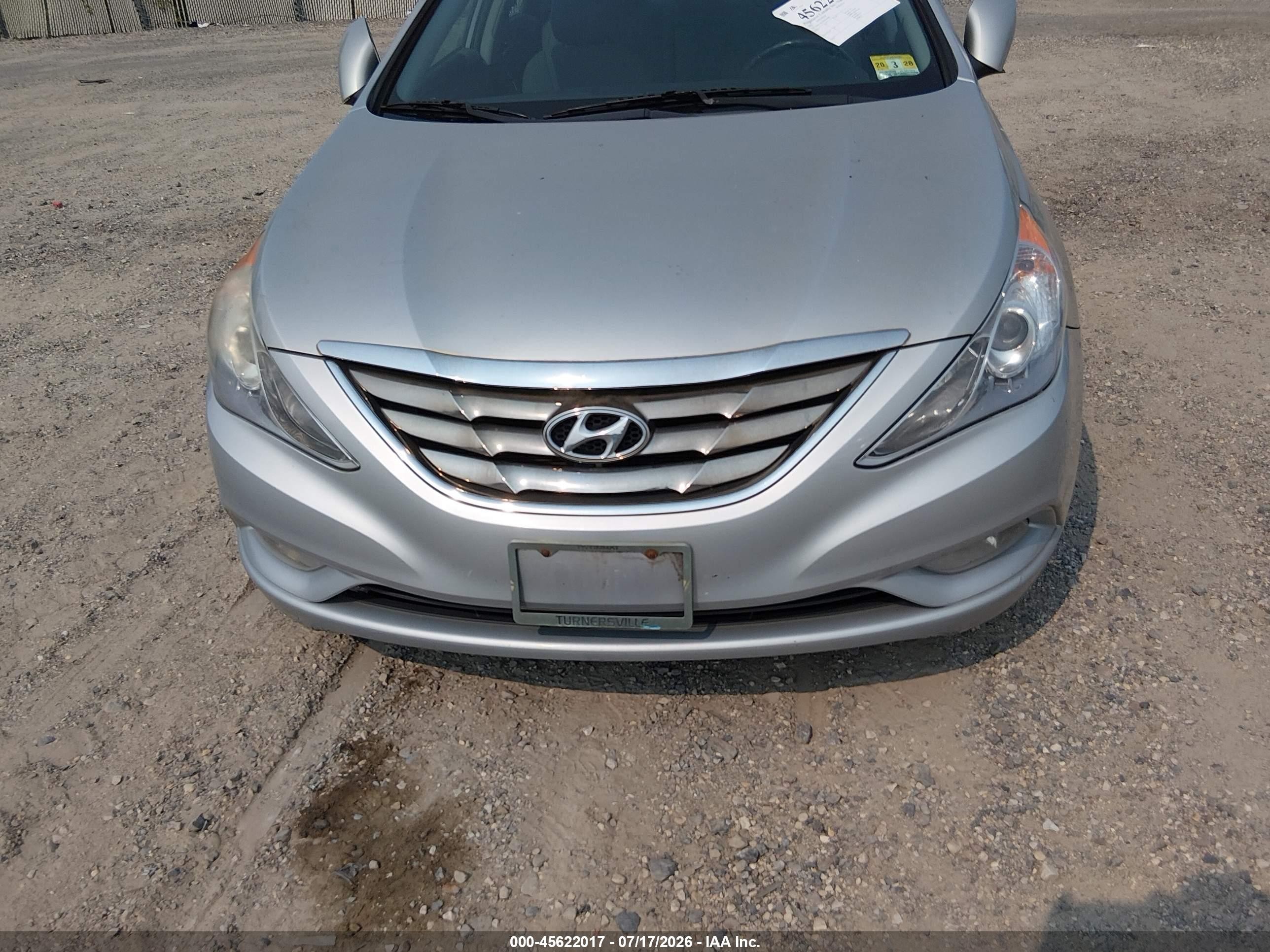2013 Hyundai Sonata Se Silver vin: 5NPEC4AC9DH650340