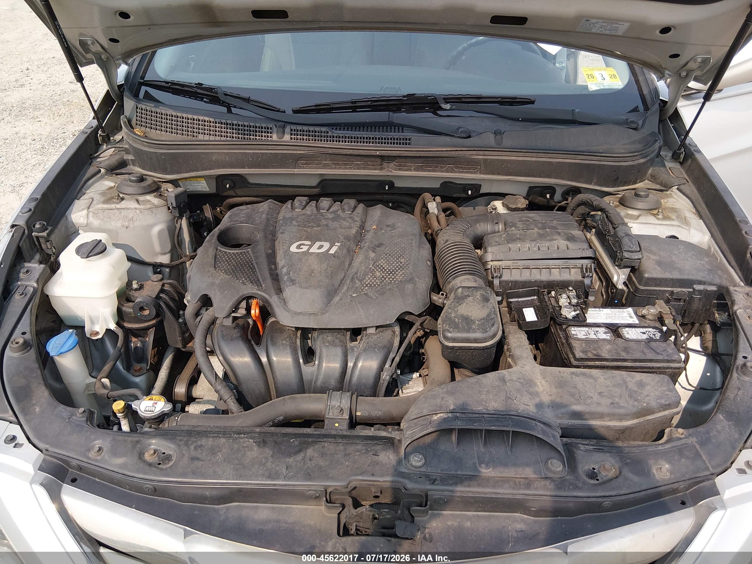 2013 Hyundai Sonata Se Silver vin: 5NPEC4AC9DH650340
