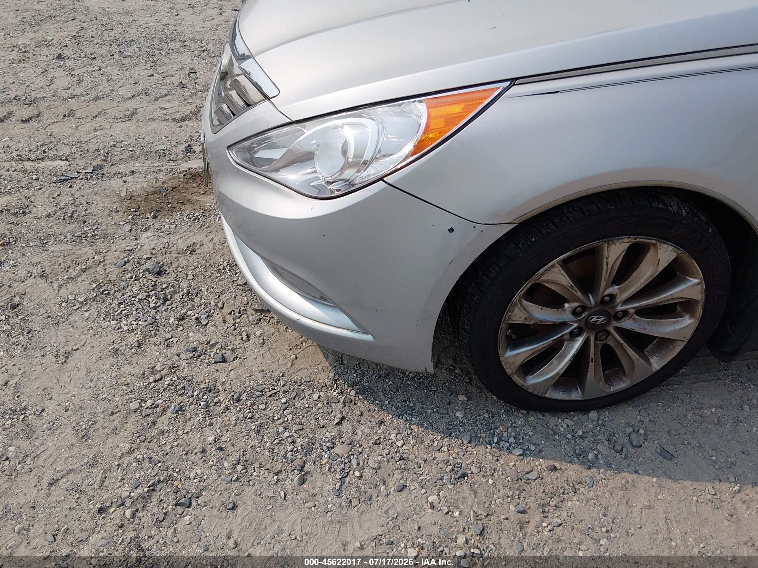 2013 Hyundai Sonata Se Silver vin: 5NPEC4AC9DH650340