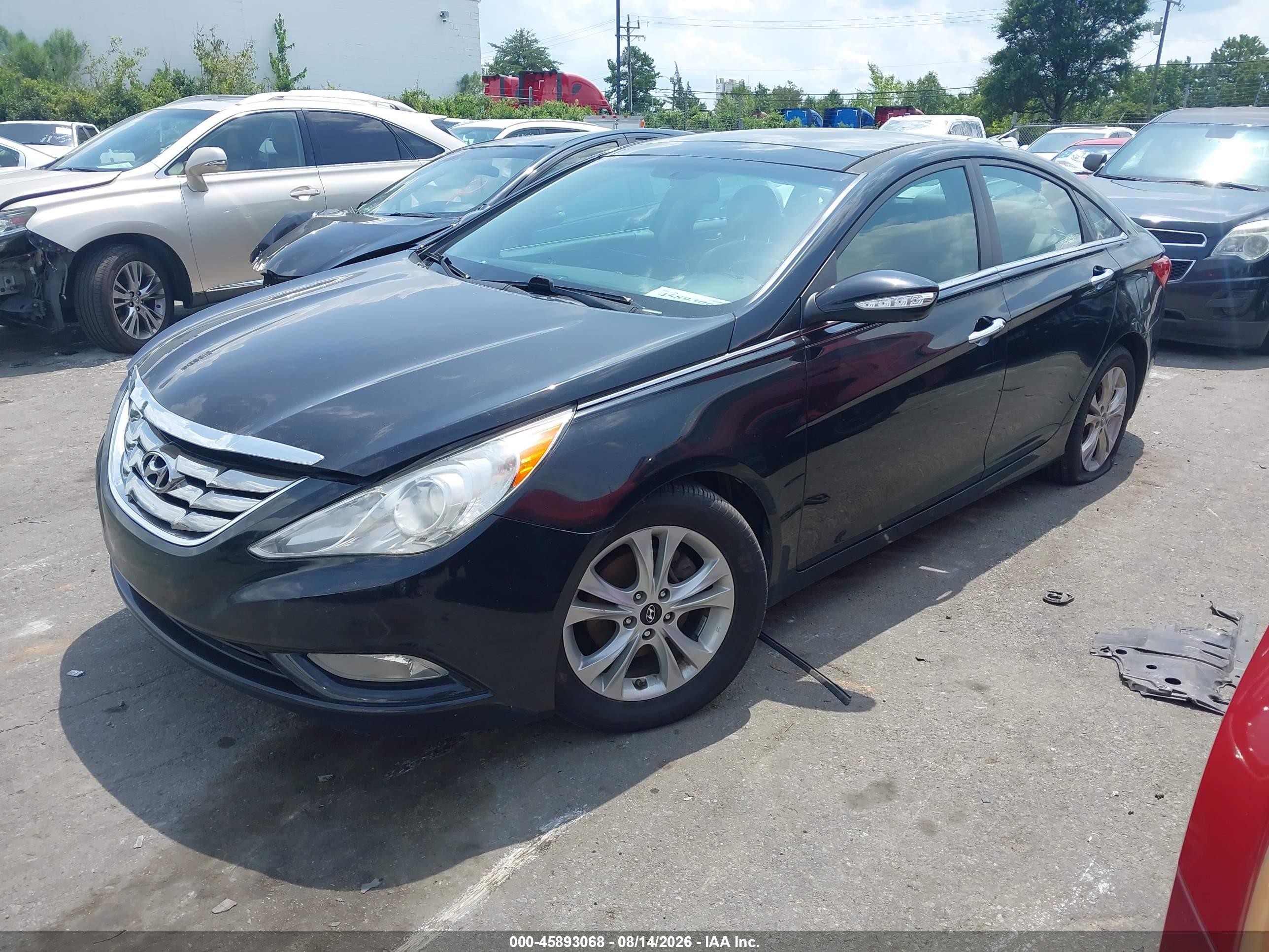 2013 Hyundai Sonata Limited Black vin: 5NPEC4AC9DH651536