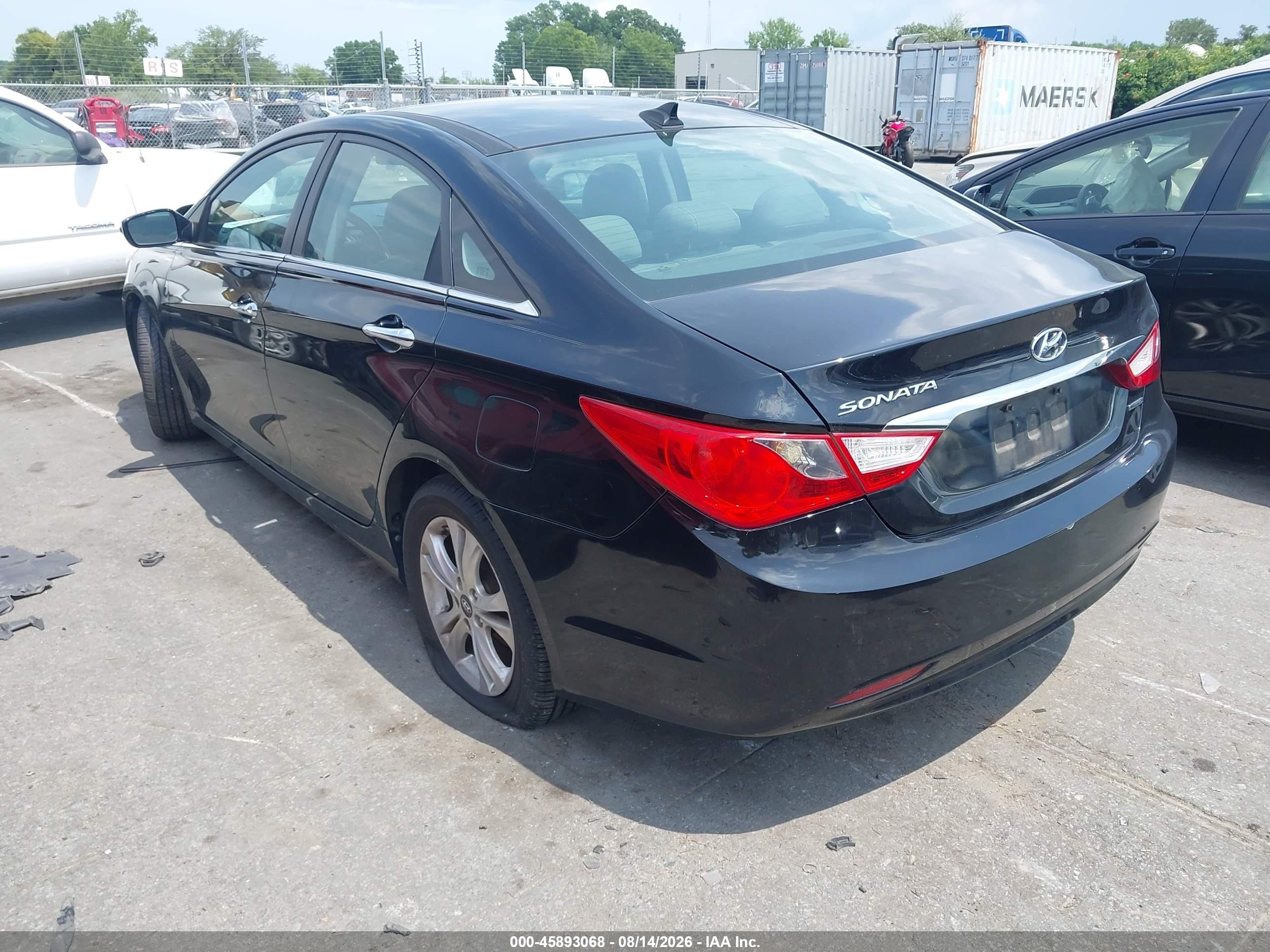 2013 Hyundai Sonata Limited Black vin: 5NPEC4AC9DH651536