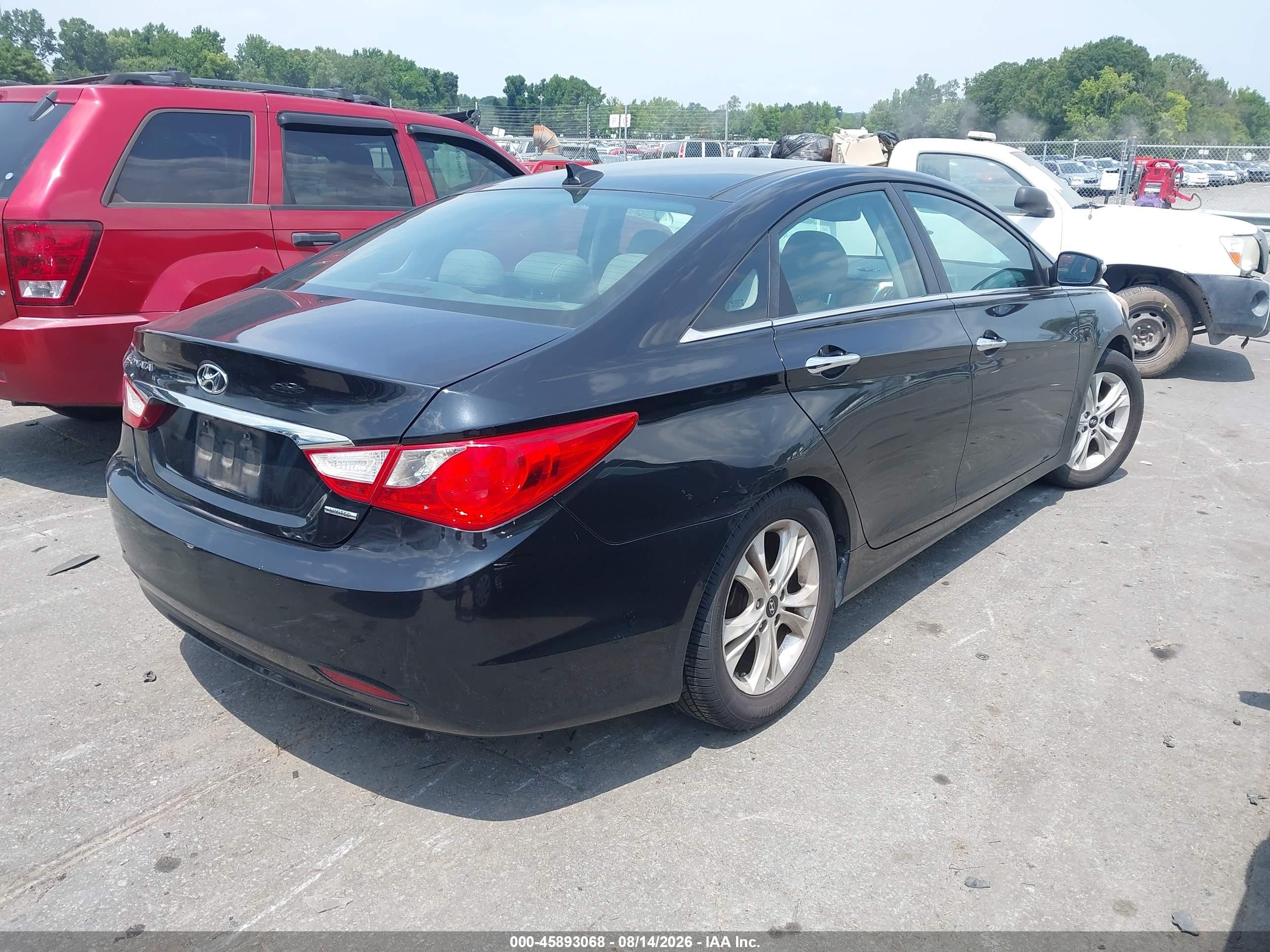 2013 Hyundai Sonata Limited Black vin: 5NPEC4AC9DH651536