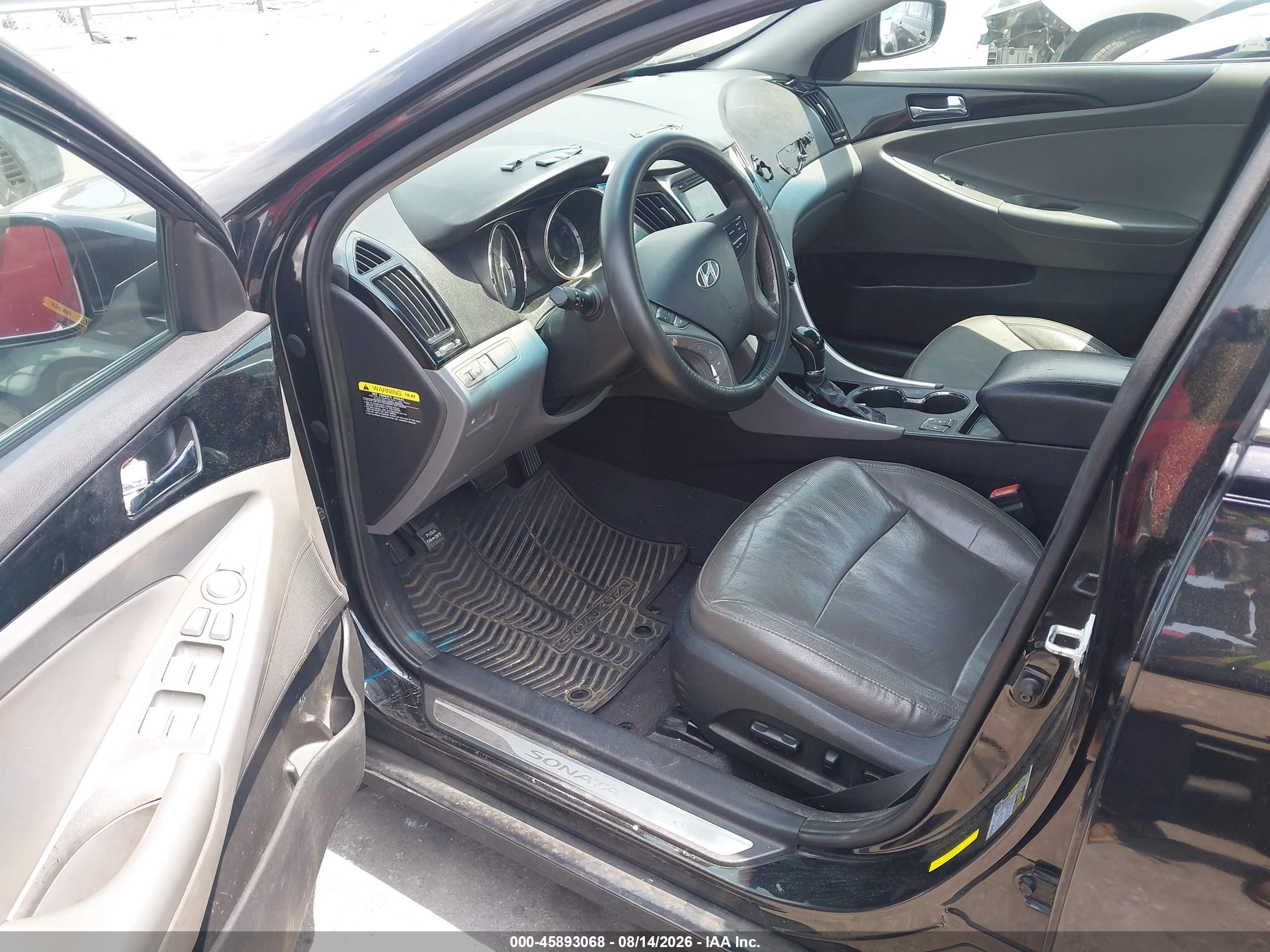 2013 Hyundai Sonata Limited Black vin: 5NPEC4AC9DH651536