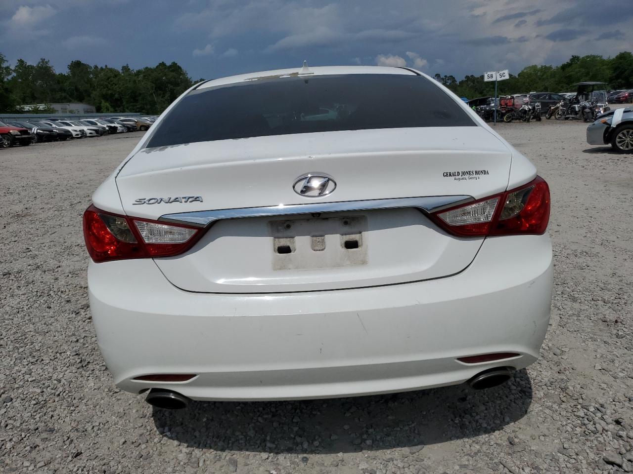 2013 Hyundai Sonata Se White vin: 5NPEC4AC9DH651956