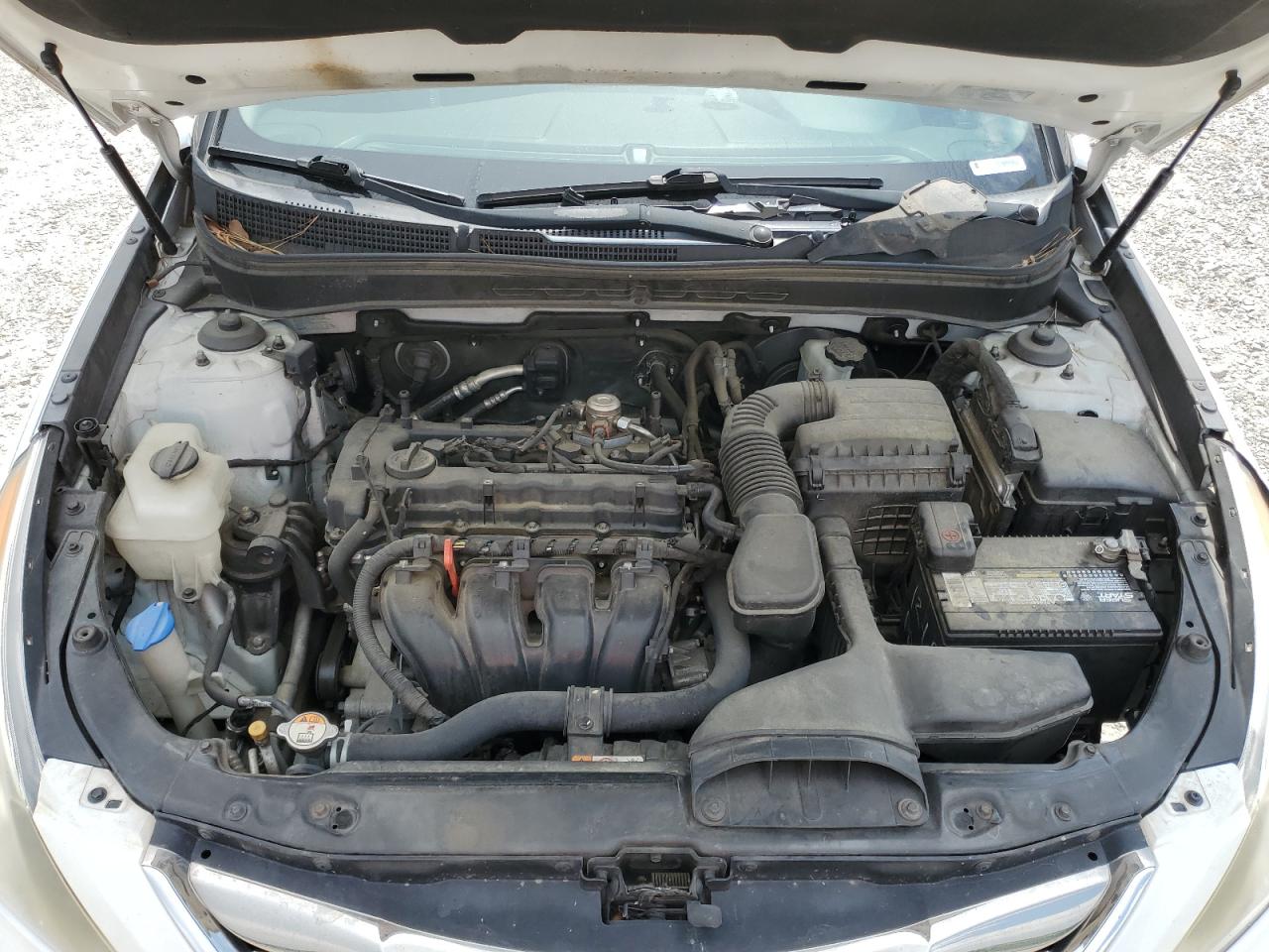 2013 Hyundai Sonata Se White vin: 5NPEC4AC9DH651956
