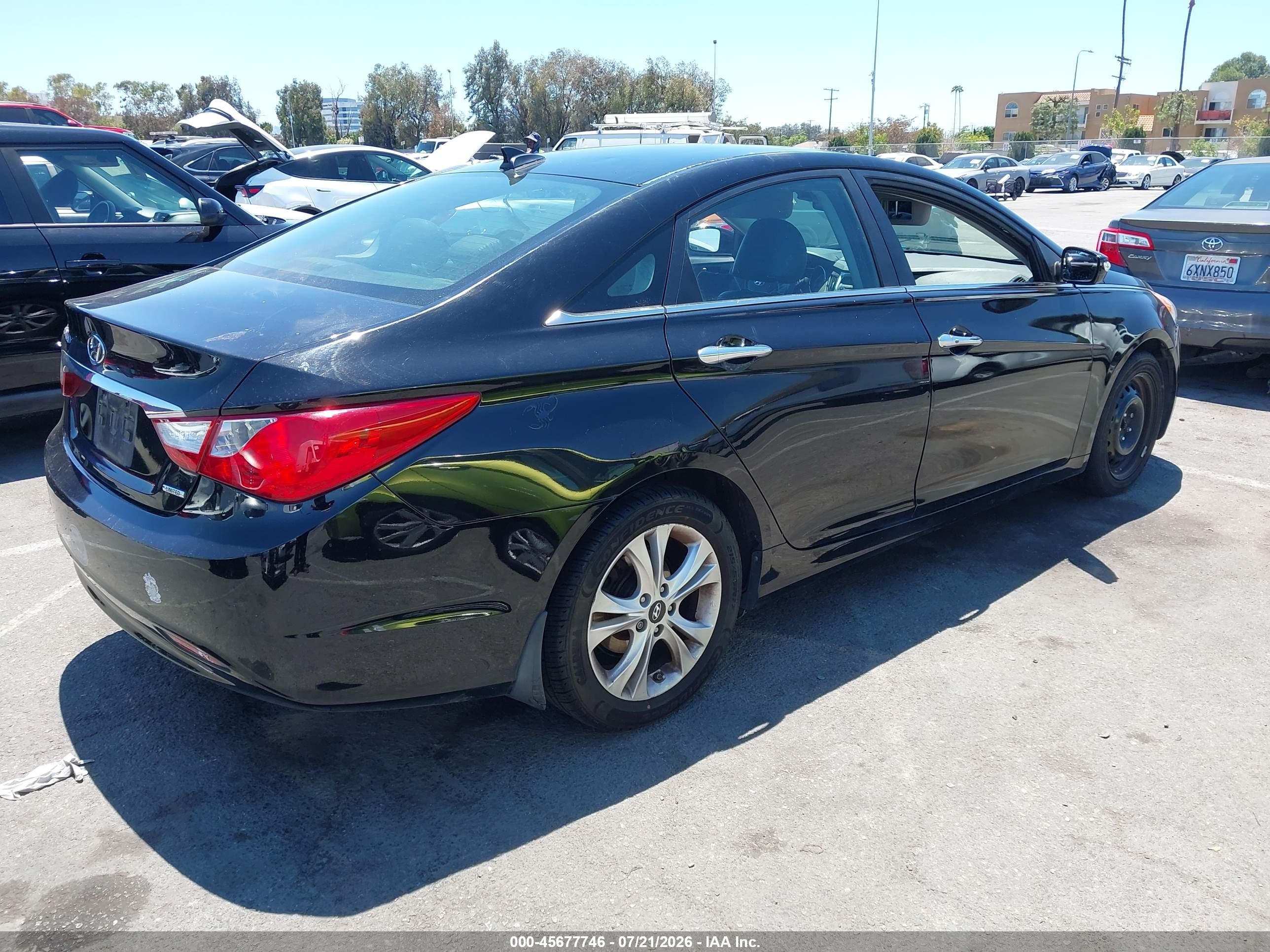 2013 Hyundai Sonata Limited Black vin: 5NPEC4AC9DH668949