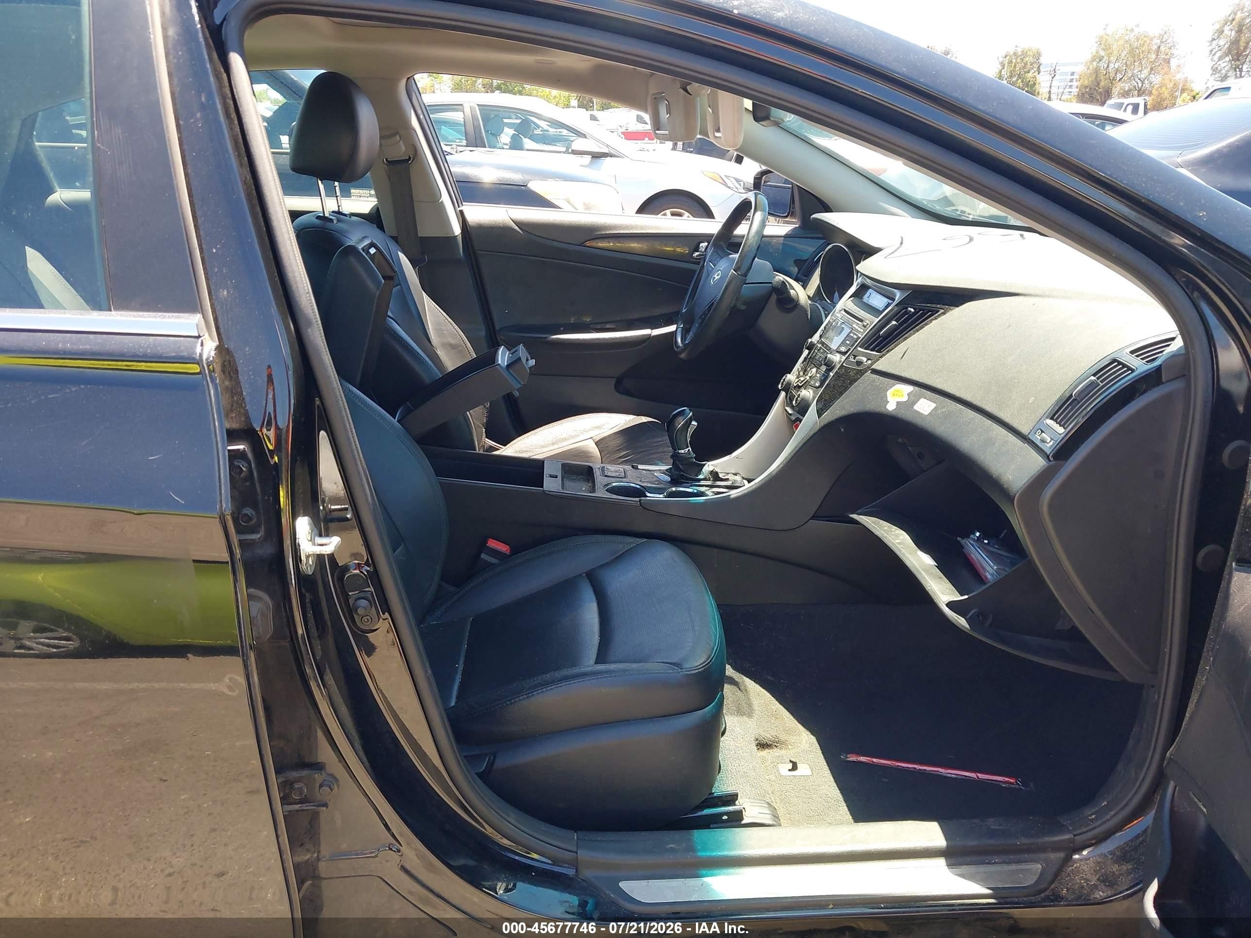 2013 Hyundai Sonata Limited Black vin: 5NPEC4AC9DH668949