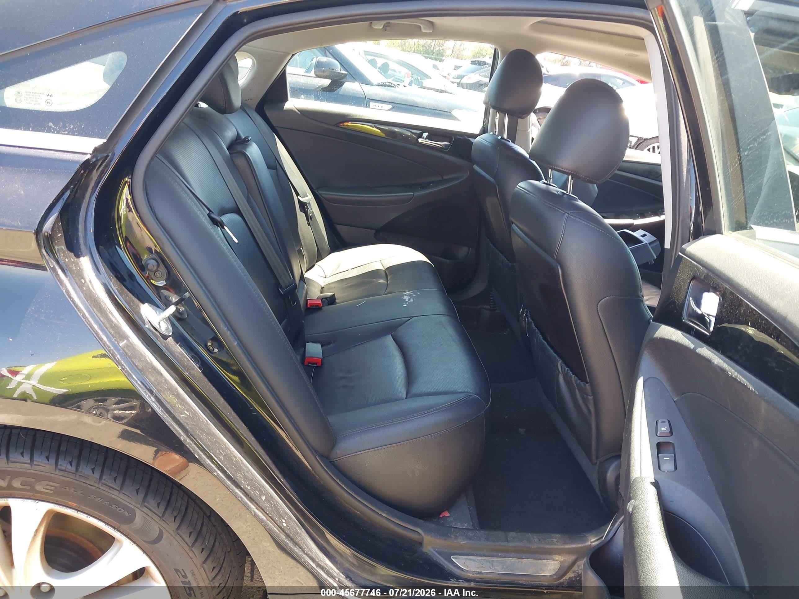 2013 Hyundai Sonata Limited Black vin: 5NPEC4AC9DH668949