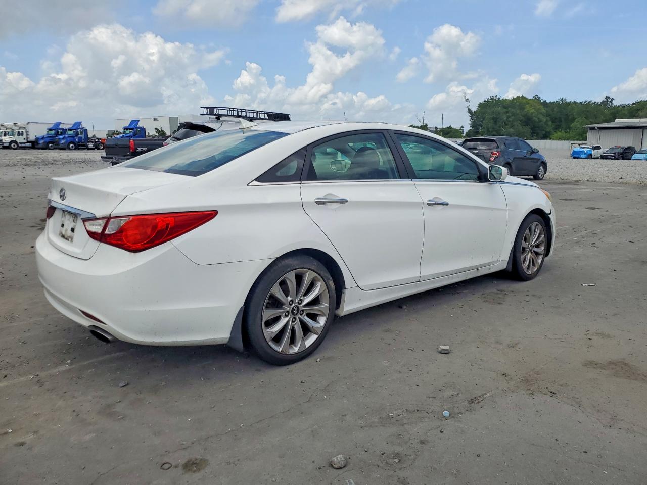 2013 Hyundai Sonata Se White vin: 5NPEC4AC9DH698355