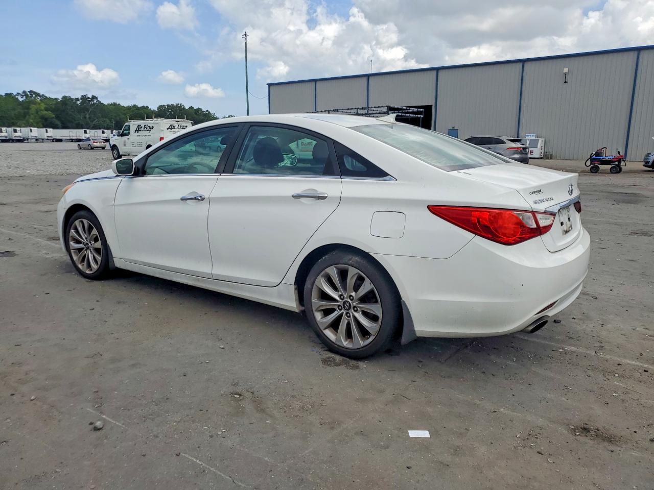 2013 Hyundai Sonata Se White vin: 5NPEC4AC9DH698355