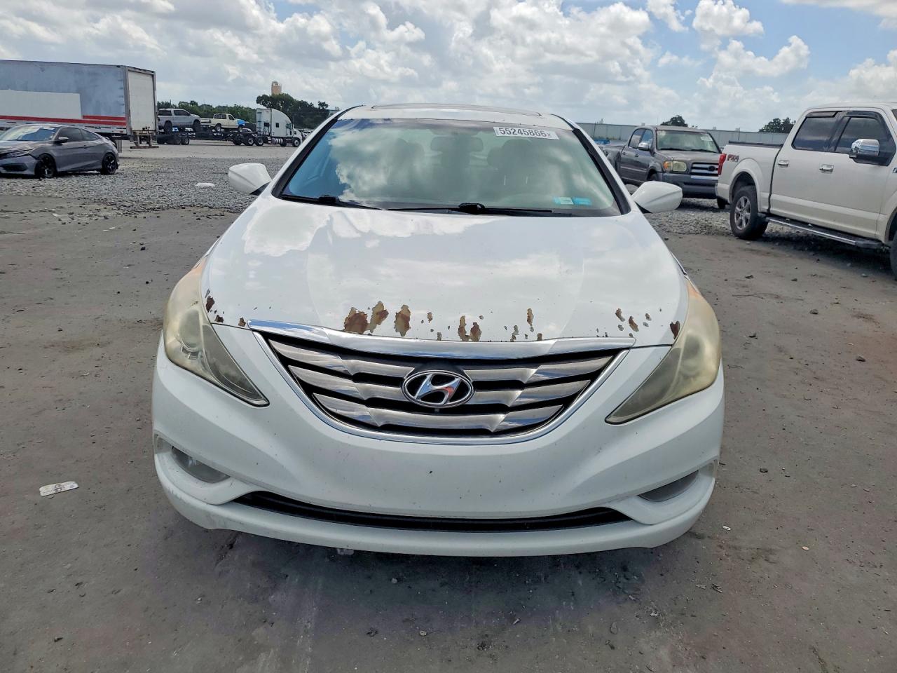 2013 Hyundai Sonata Se White vin: 5NPEC4AC9DH698355