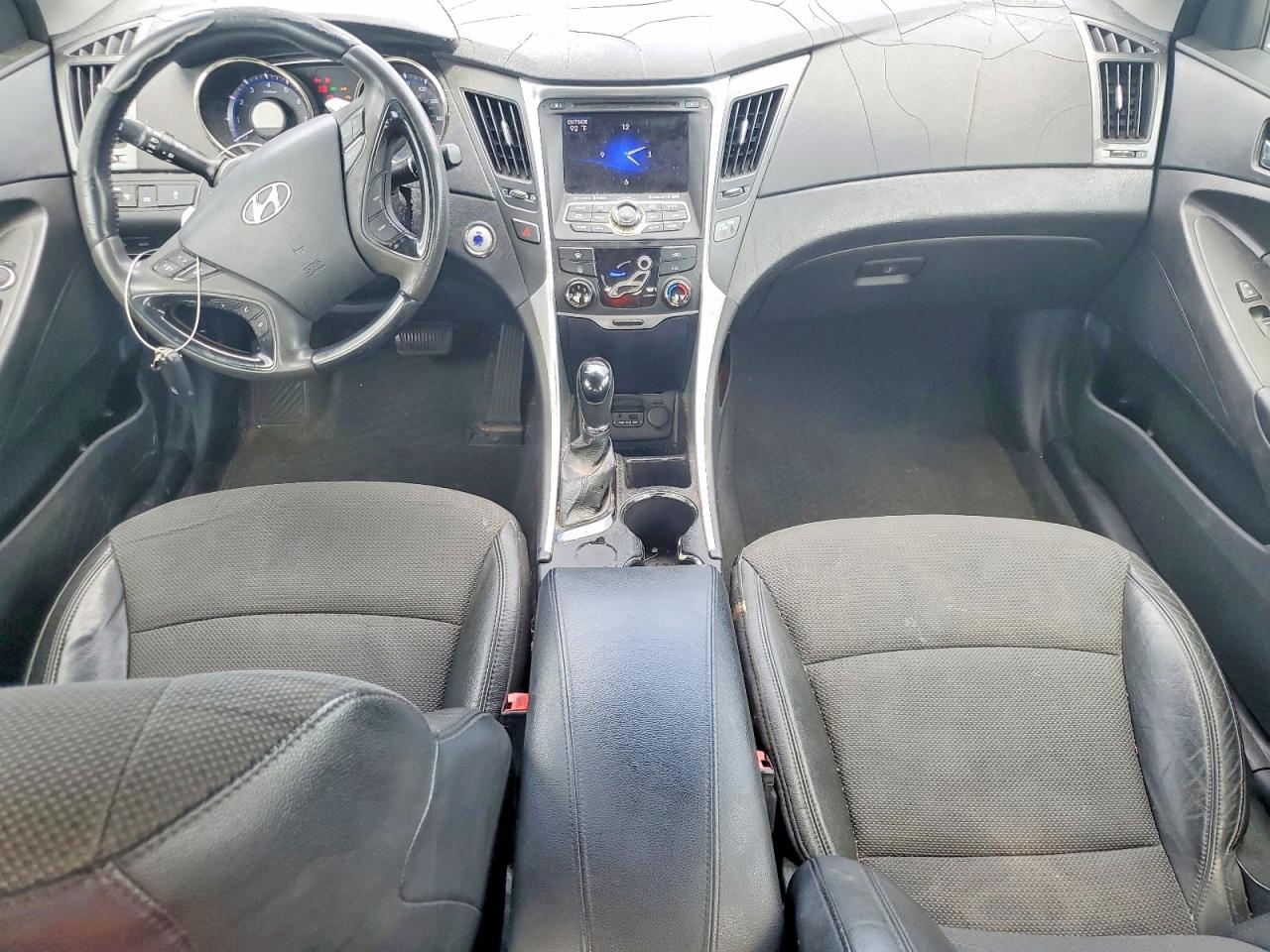 2013 Hyundai Sonata Se White vin: 5NPEC4AC9DH698355
