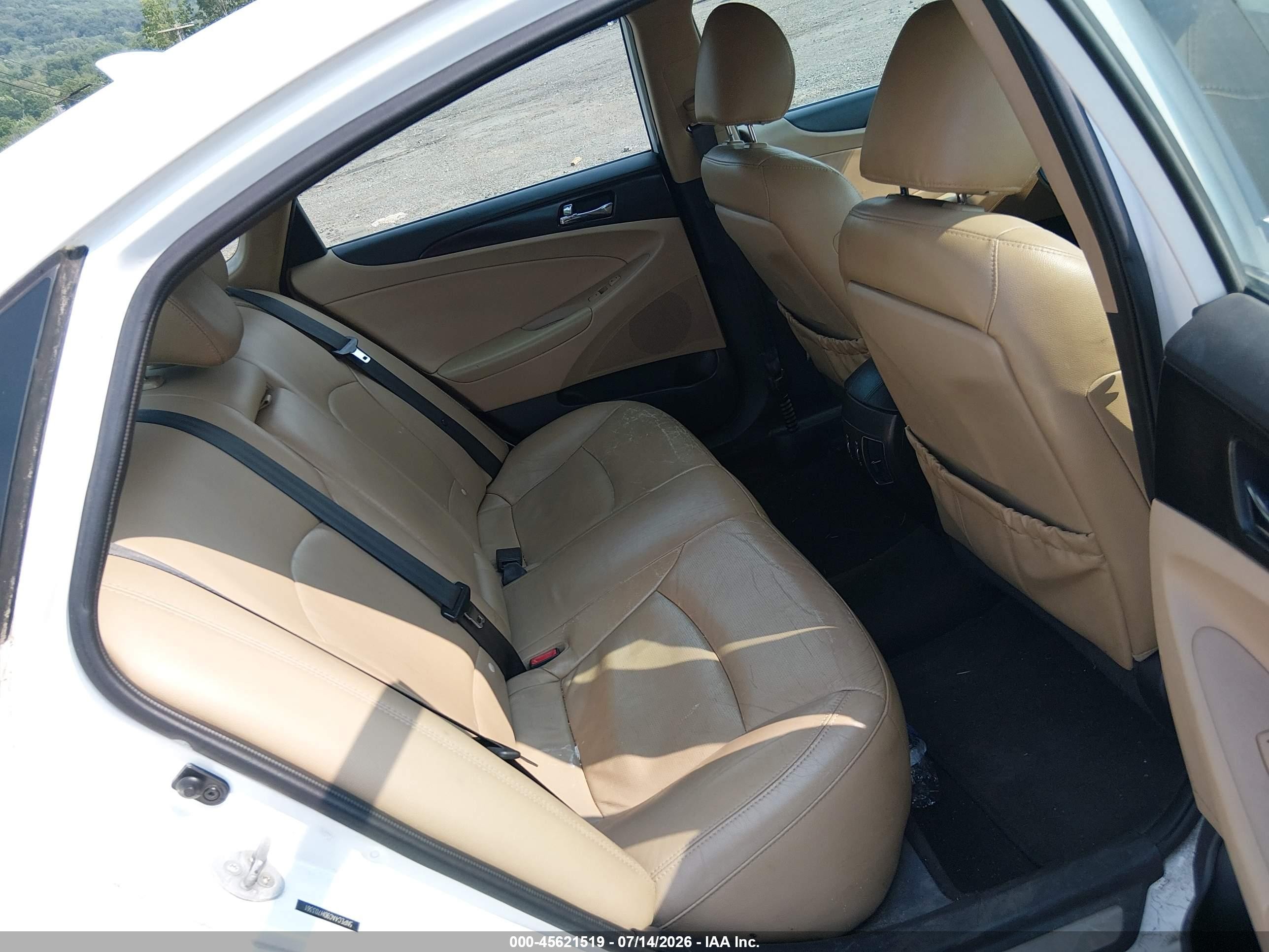 2013 Hyundai Sonata Limited White vin: 5NPEC4AC9DH703361