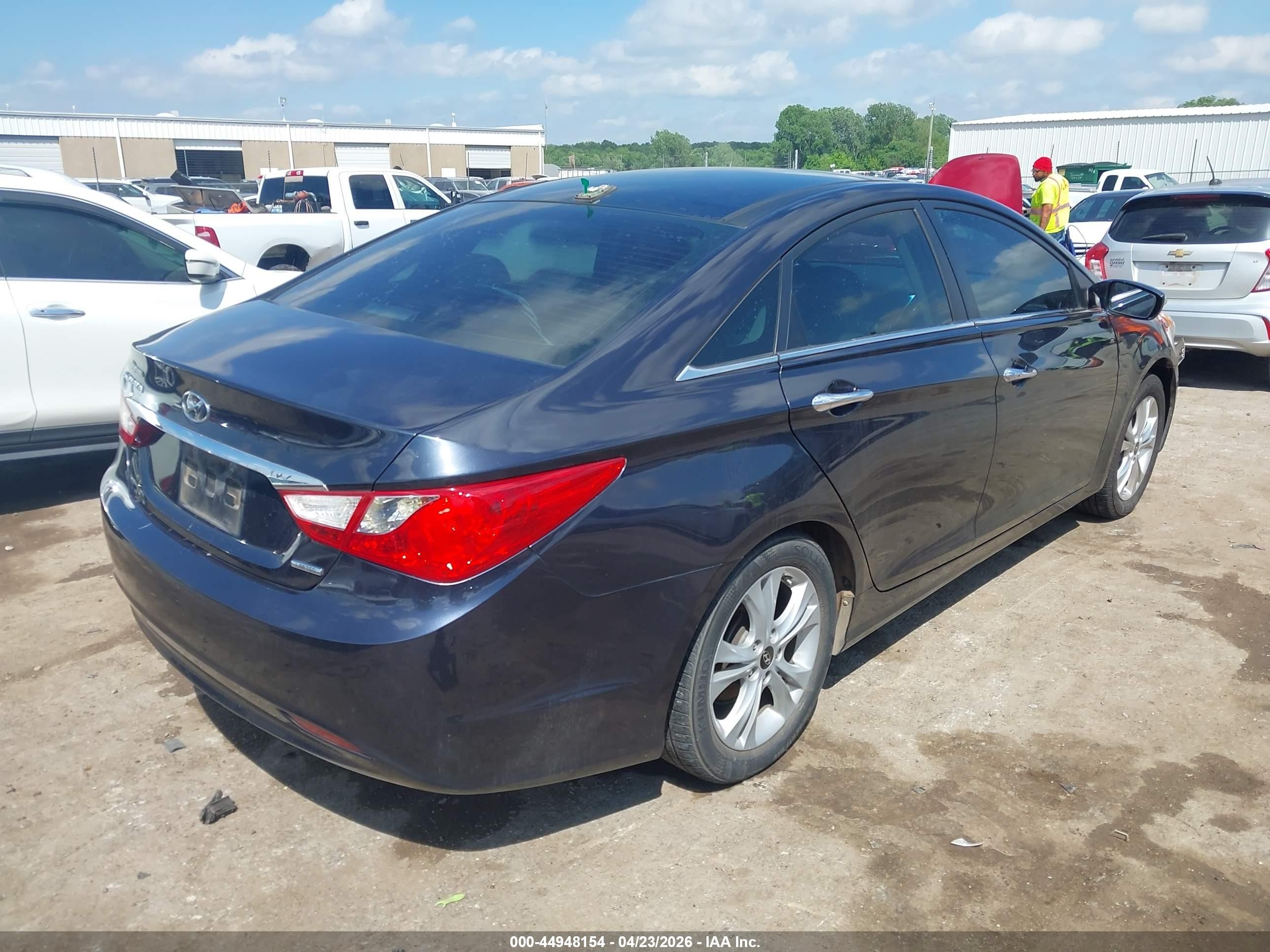 2013 Hyundai Sonata Limited Black vin: 5NPEC4AC9DH713095