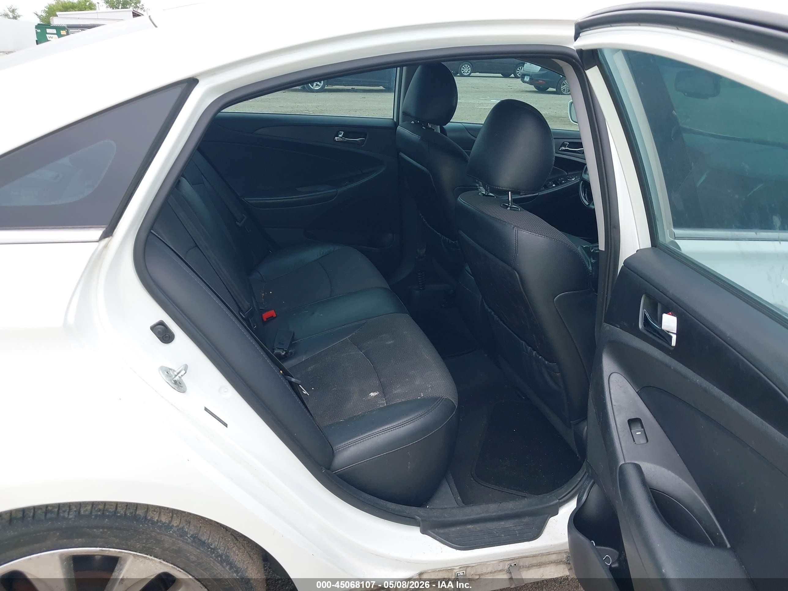 2013 Hyundai Sonata Se White vin: 5NPEC4AC9DH713131