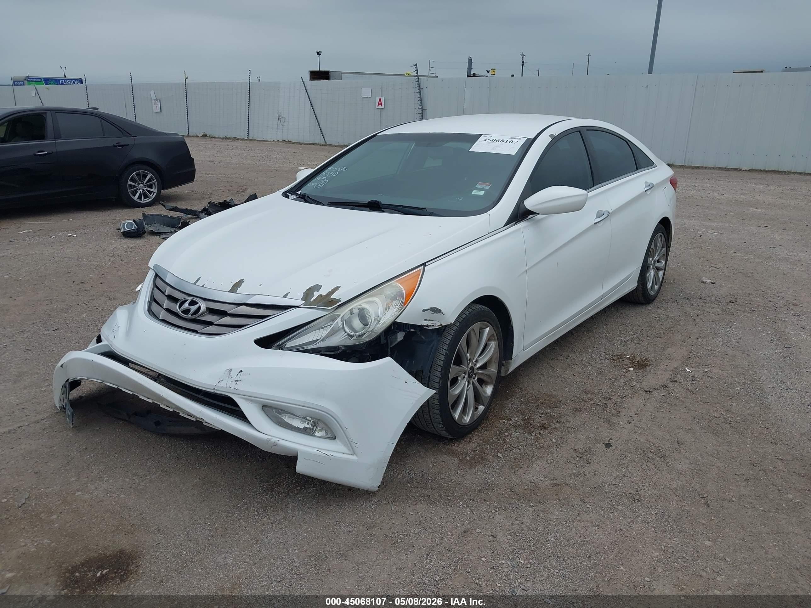 2013 Hyundai Sonata Se White vin: 5NPEC4AC9DH713131