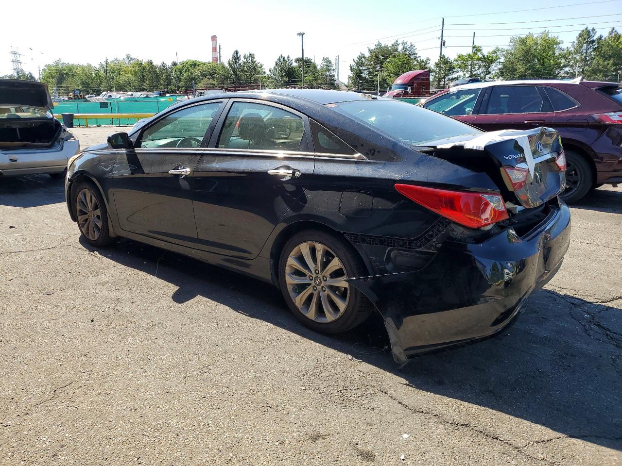 2013 Hyundai Sonata Se Black vin: 5NPEC4AC9DH720788