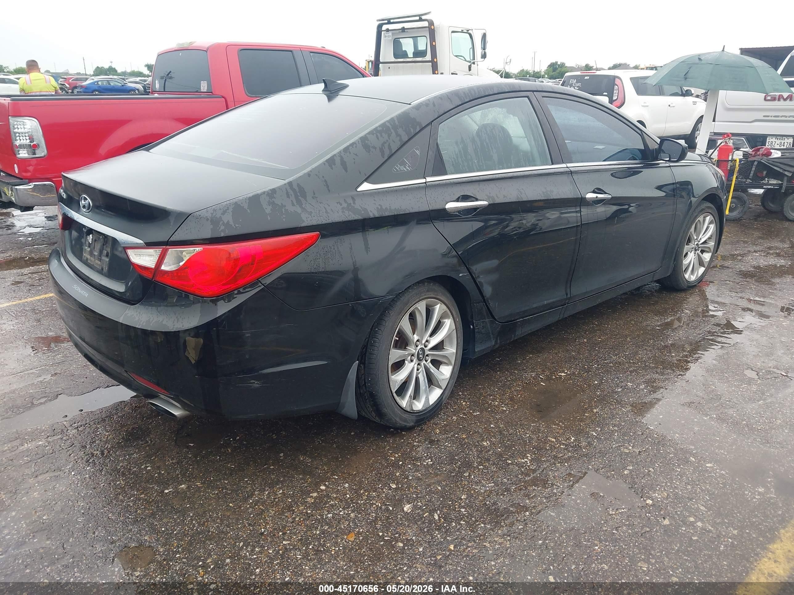 2013 Hyundai Sonata Se Black vin: 5NPEC4AC9DH723593