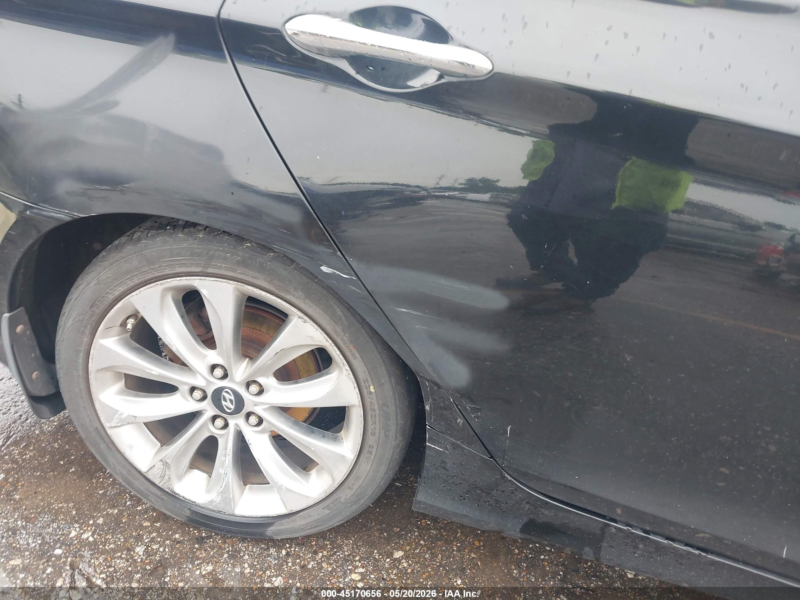 2013 Hyundai Sonata Se Black vin: 5NPEC4AC9DH723593