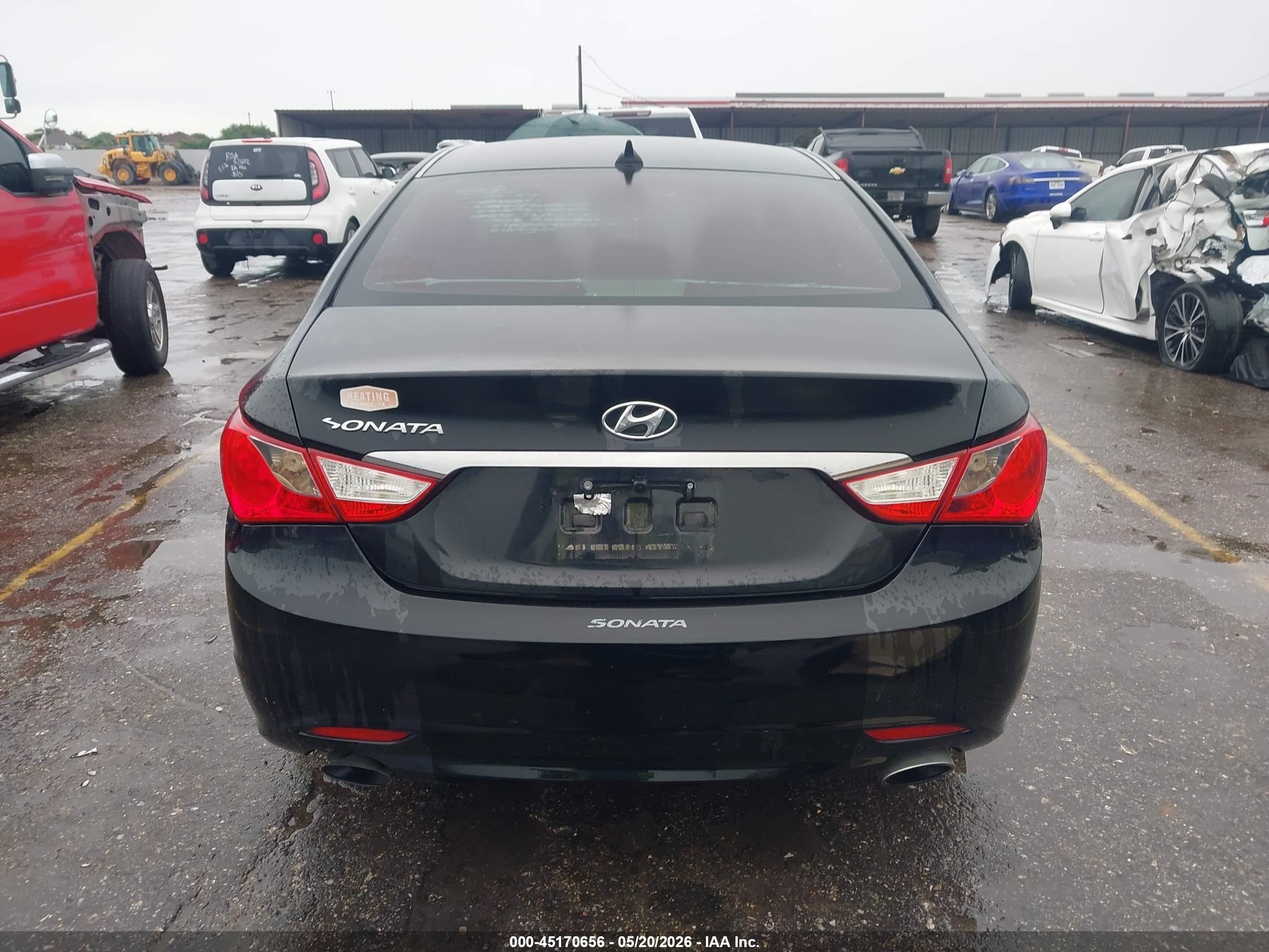 2013 Hyundai Sonata Se Black vin: 5NPEC4AC9DH723593