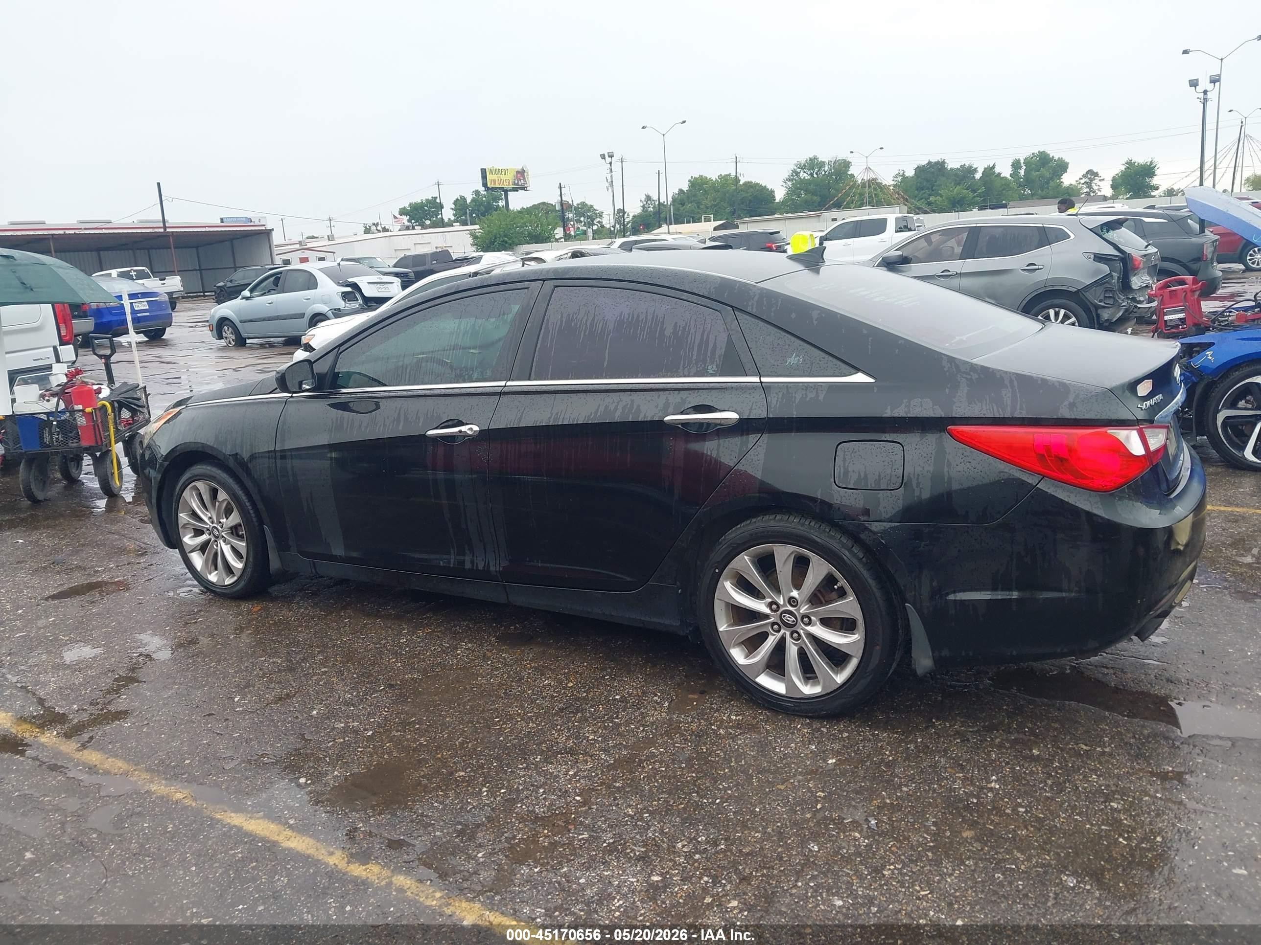 2013 Hyundai Sonata Se Black vin: 5NPEC4AC9DH723593
