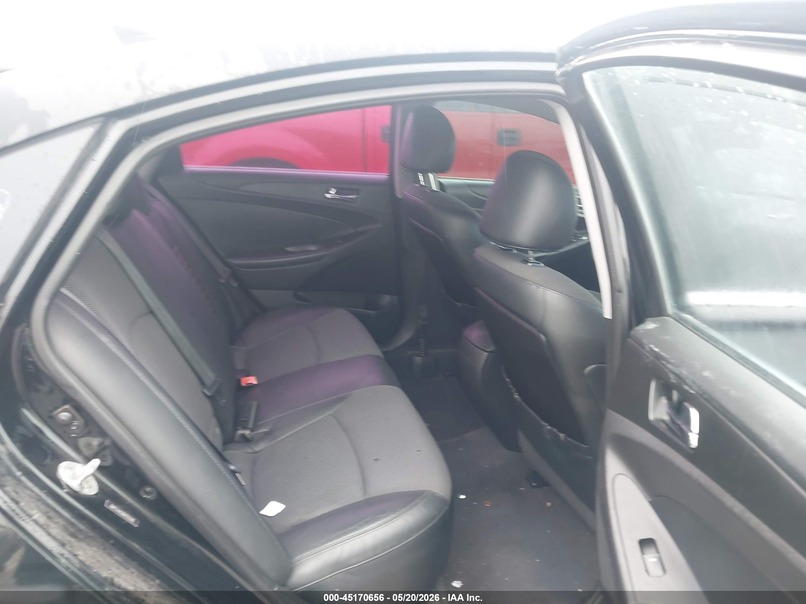 2013 Hyundai Sonata Se Black vin: 5NPEC4AC9DH723593