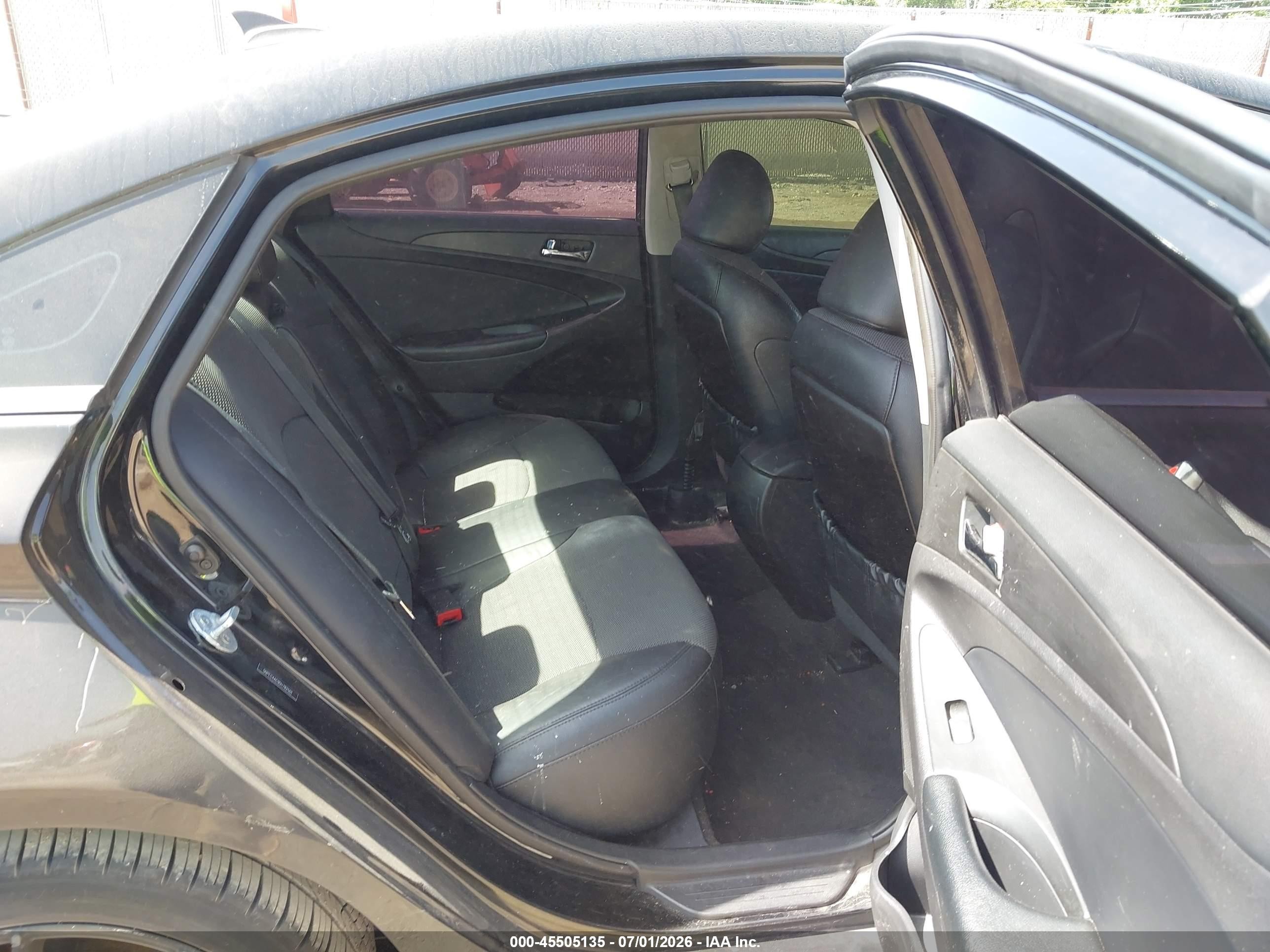 2013 Hyundai Sonata Se Black vin: 5NPEC4AC9DH782501