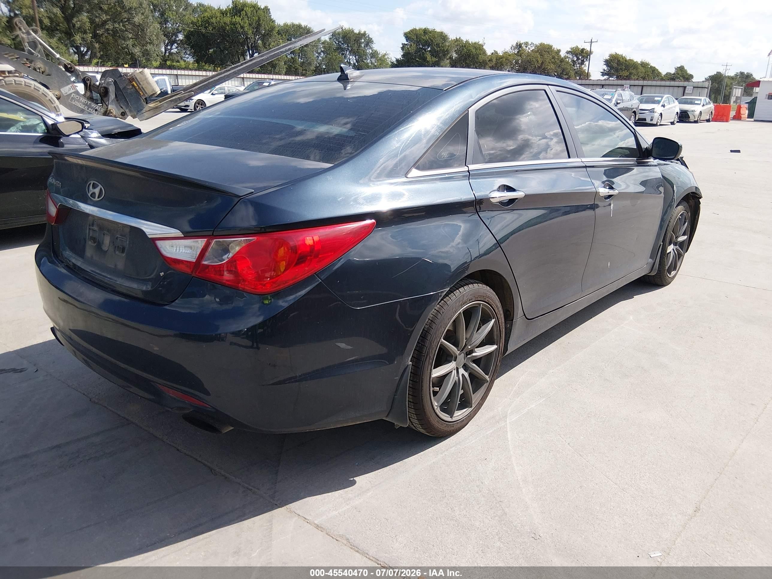 2013 Hyundai Sonata Se Dark Blue vin: 5NPEC4AC9DH786242