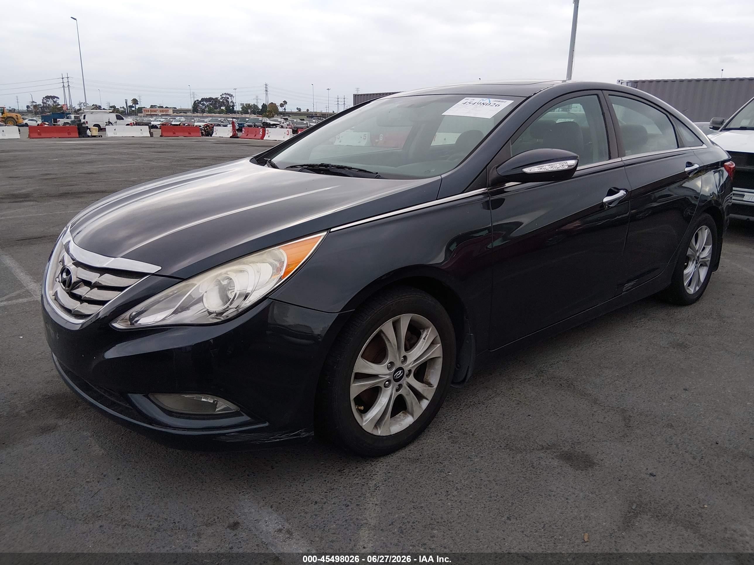 2013 Hyundai Sonata Limited Dark Blue vin: 5NPEC4AC9DH790971