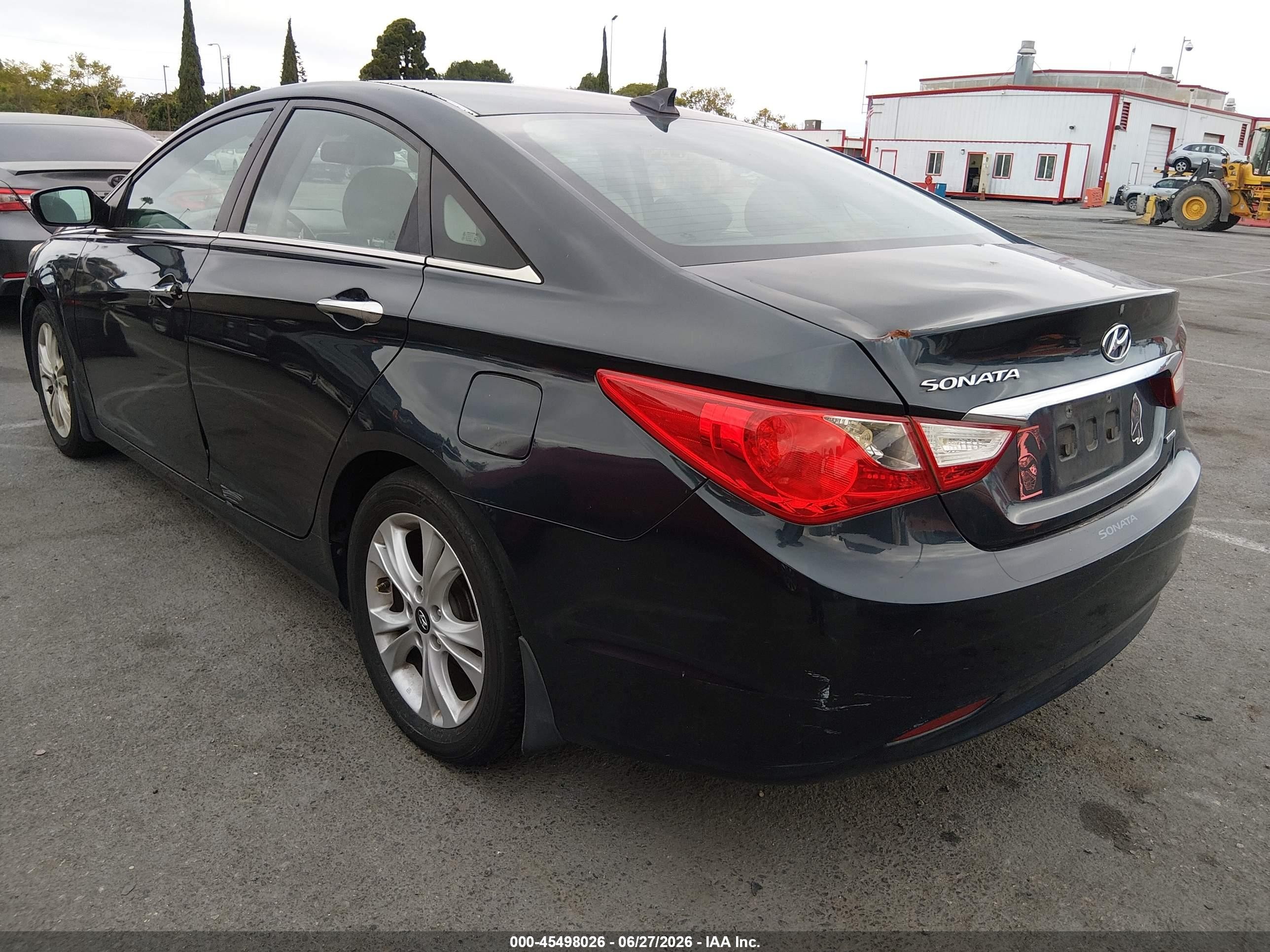 2013 Hyundai Sonata Limited Dark Blue vin: 5NPEC4AC9DH790971