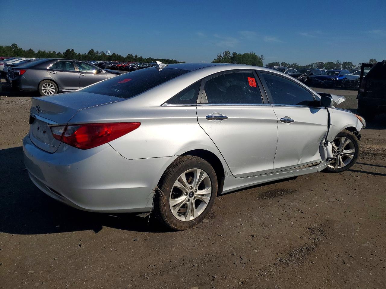 2013 Hyundai Sonata Limited Silver vin: 5NPEC4AC9DH791117