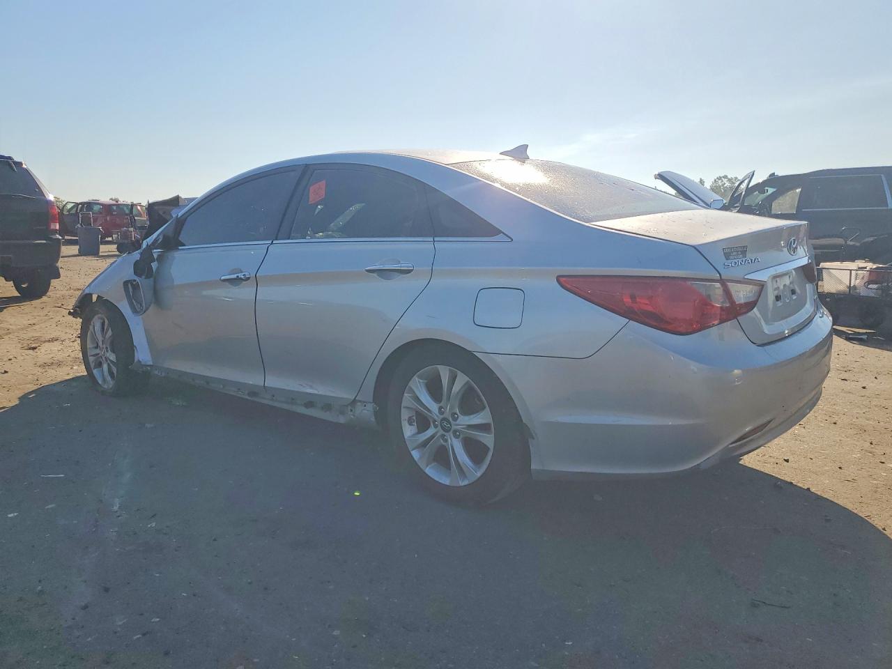 2013 Hyundai Sonata Limited Silver vin: 5NPEC4AC9DH791117