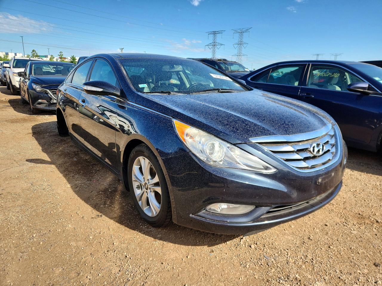 2013 Hyundai Sonata Limited Синий vin: 5NPEC4AC9DH791778