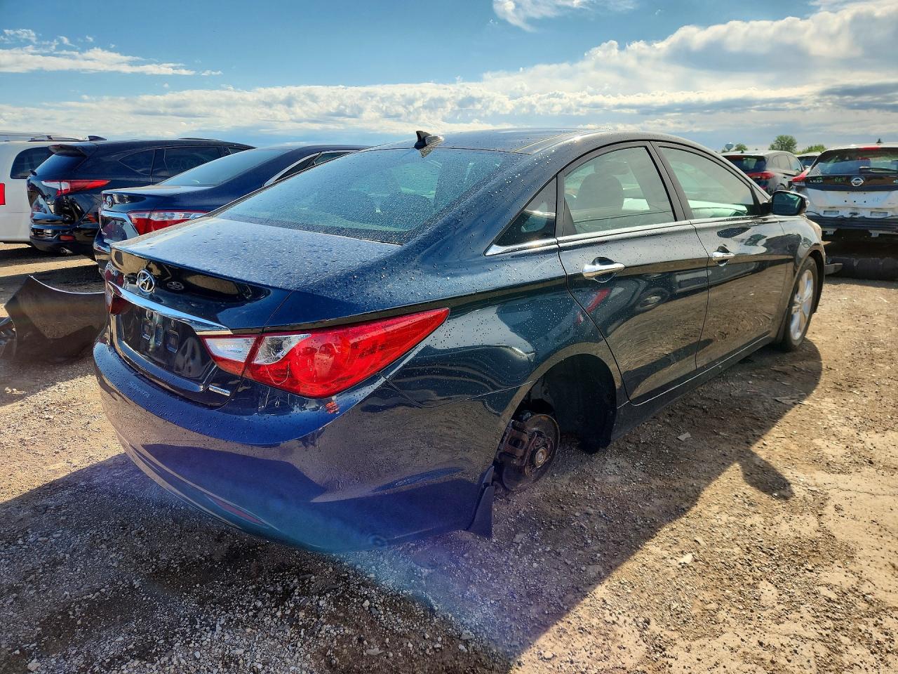 2013 Hyundai Sonata Limited Синий vin: 5NPEC4AC9DH791778