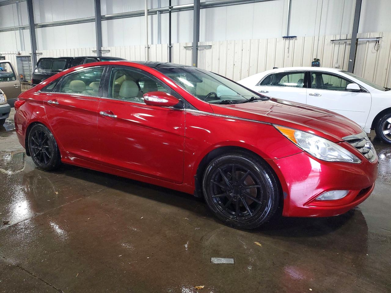 2013 Hyundai Sonata Limited Red vin: 5NPEC4AC9DH795751