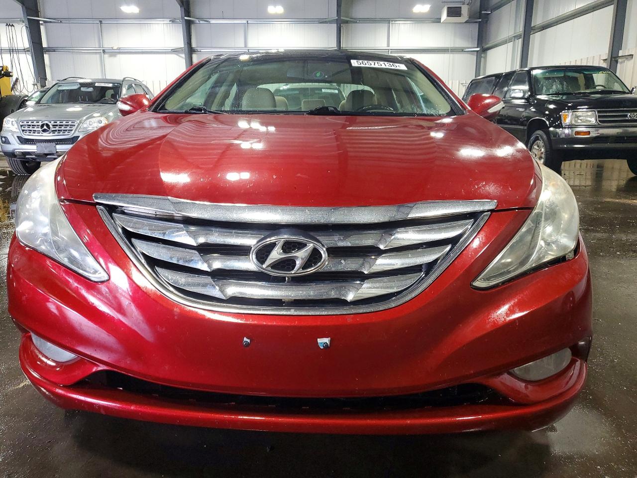 2013 Hyundai Sonata Limited Red vin: 5NPEC4AC9DH795751