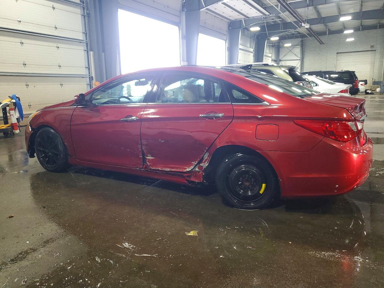 2013 Hyundai Sonata Limited Red vin: 5NPEC4AC9DH795751