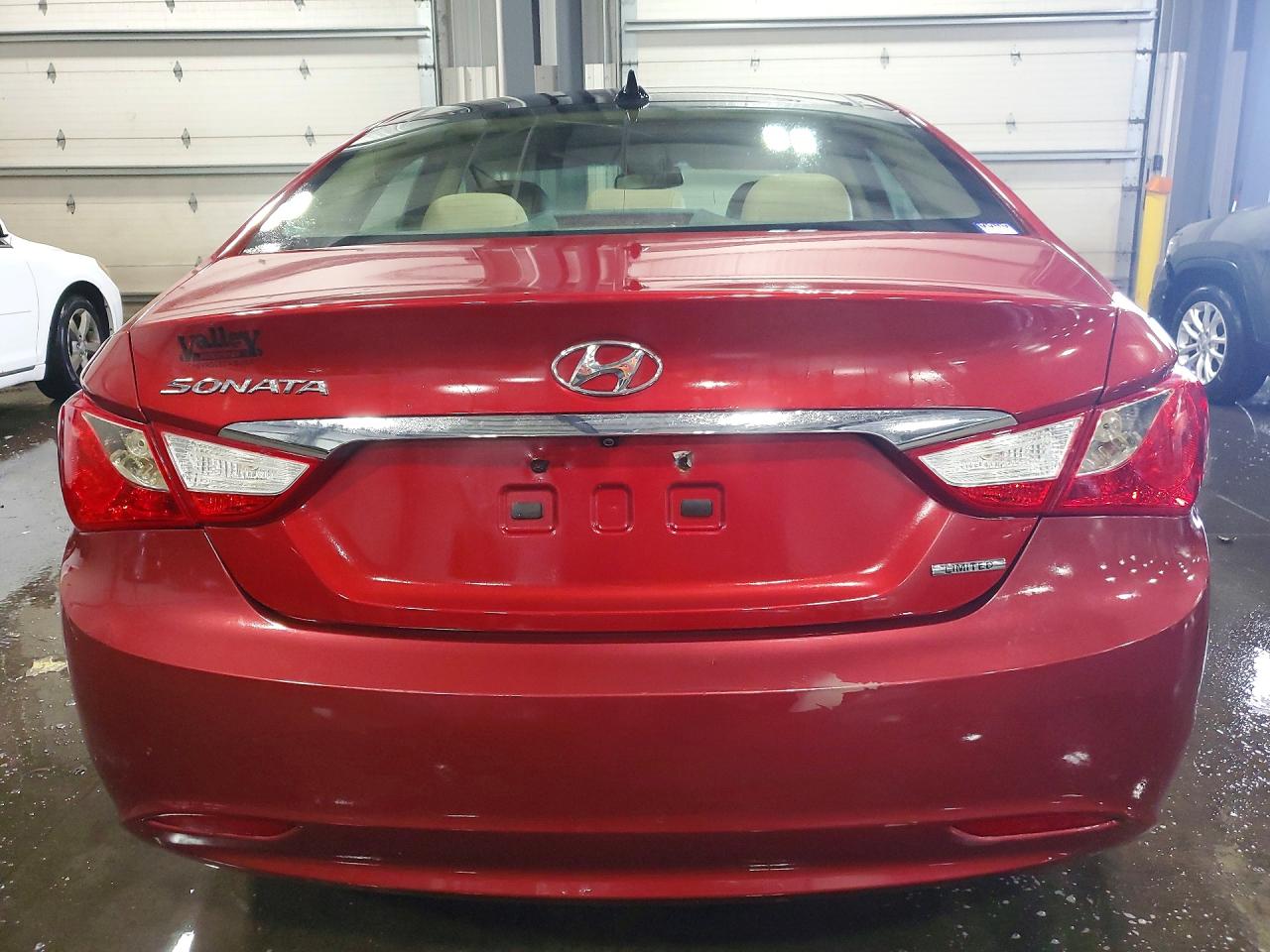 2013 Hyundai Sonata Limited Red vin: 5NPEC4AC9DH795751