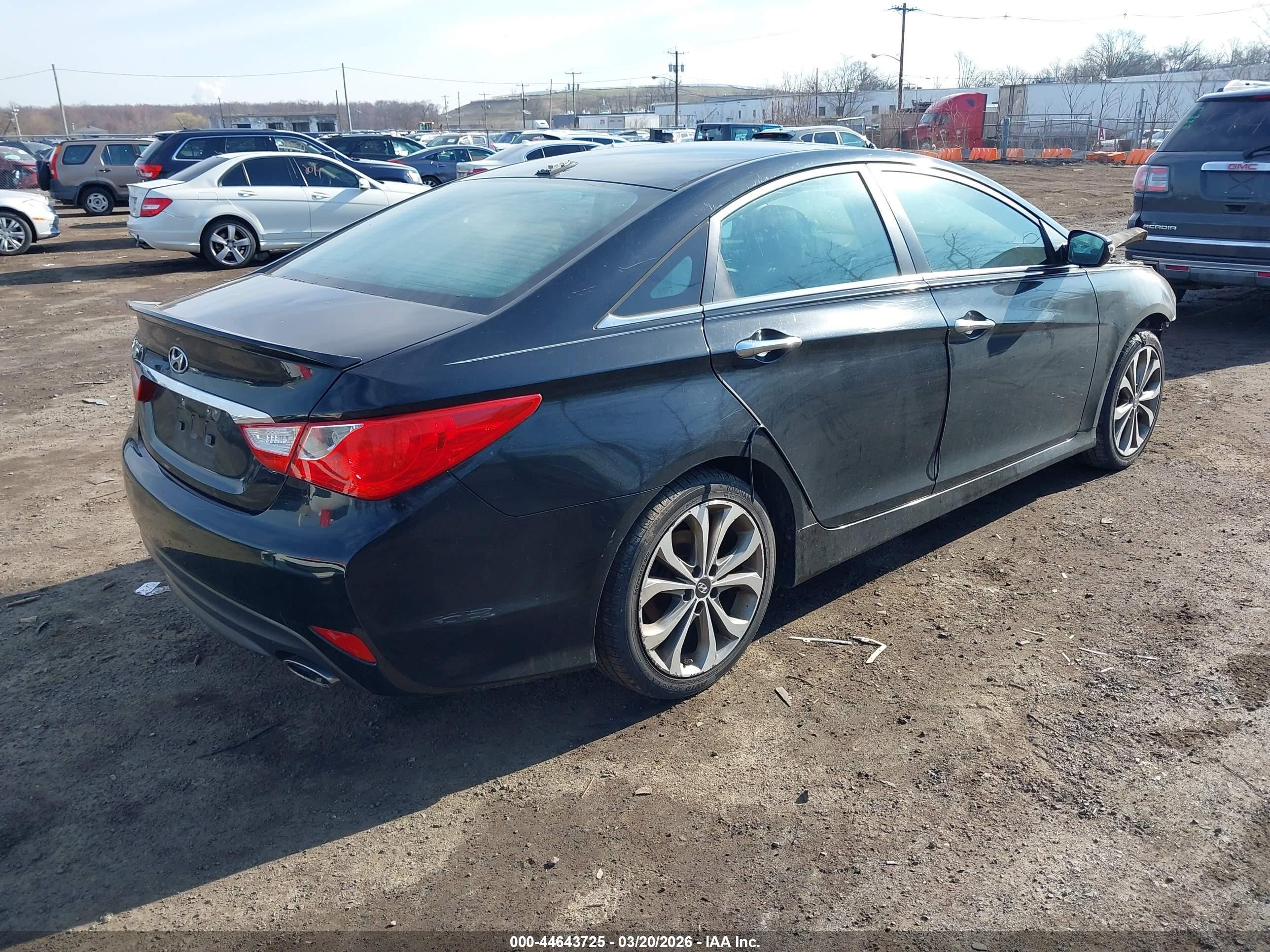 2014 Hyundai Sonata Se Black vin: 5NPEC4AC9EH818253