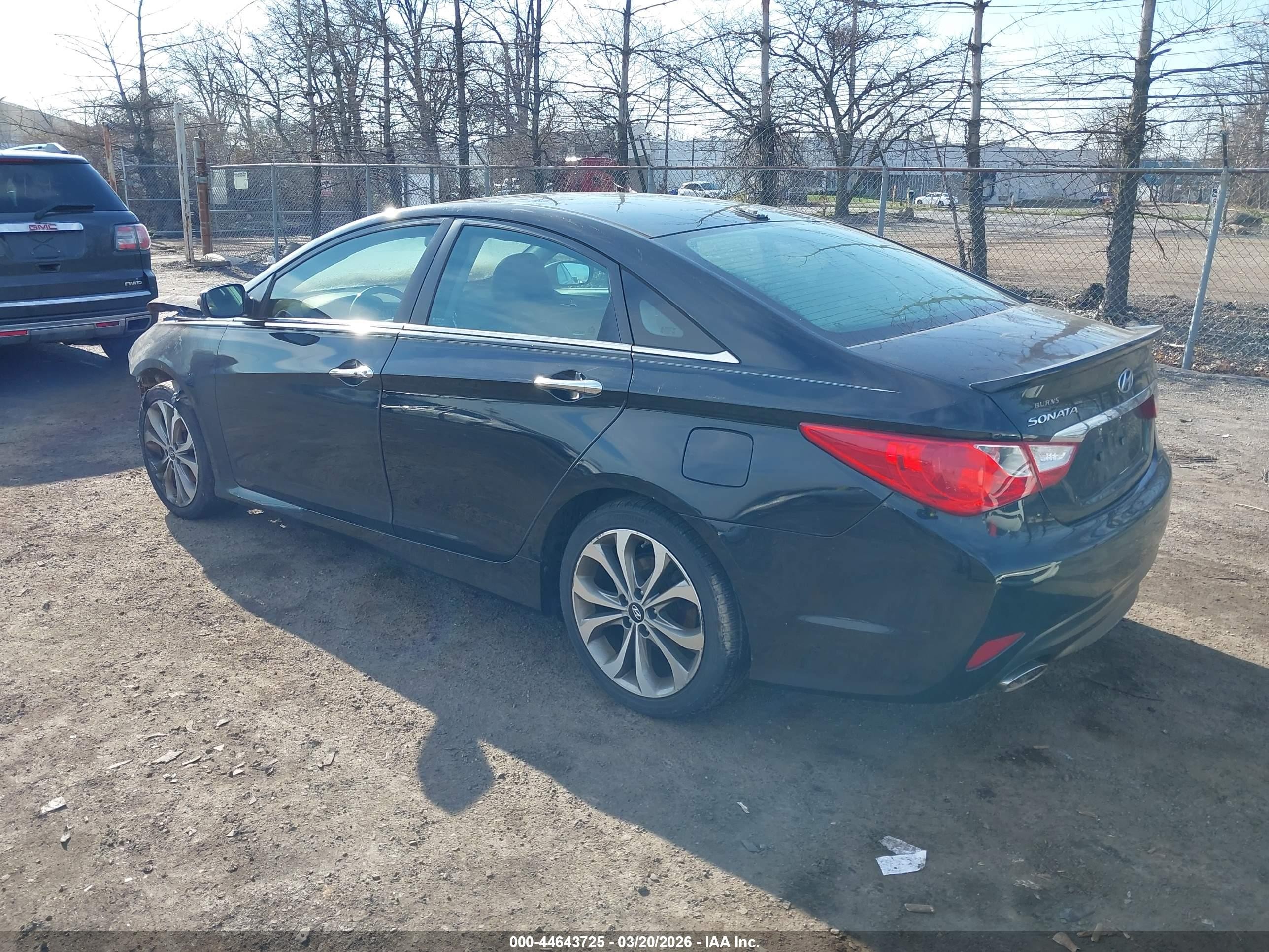 2014 Hyundai Sonata Se Black vin: 5NPEC4AC9EH818253