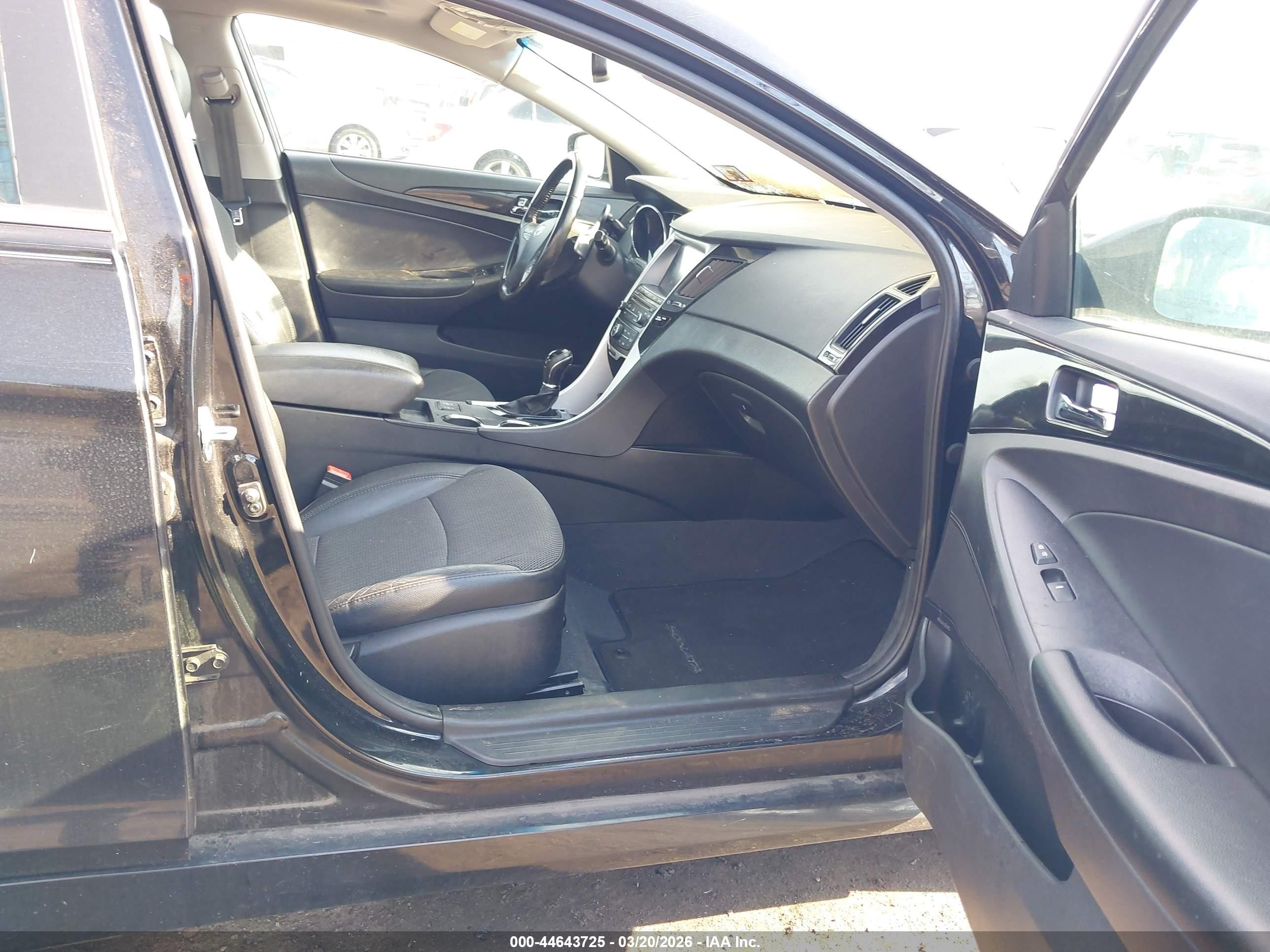 2014 Hyundai Sonata Se Black vin: 5NPEC4AC9EH818253
