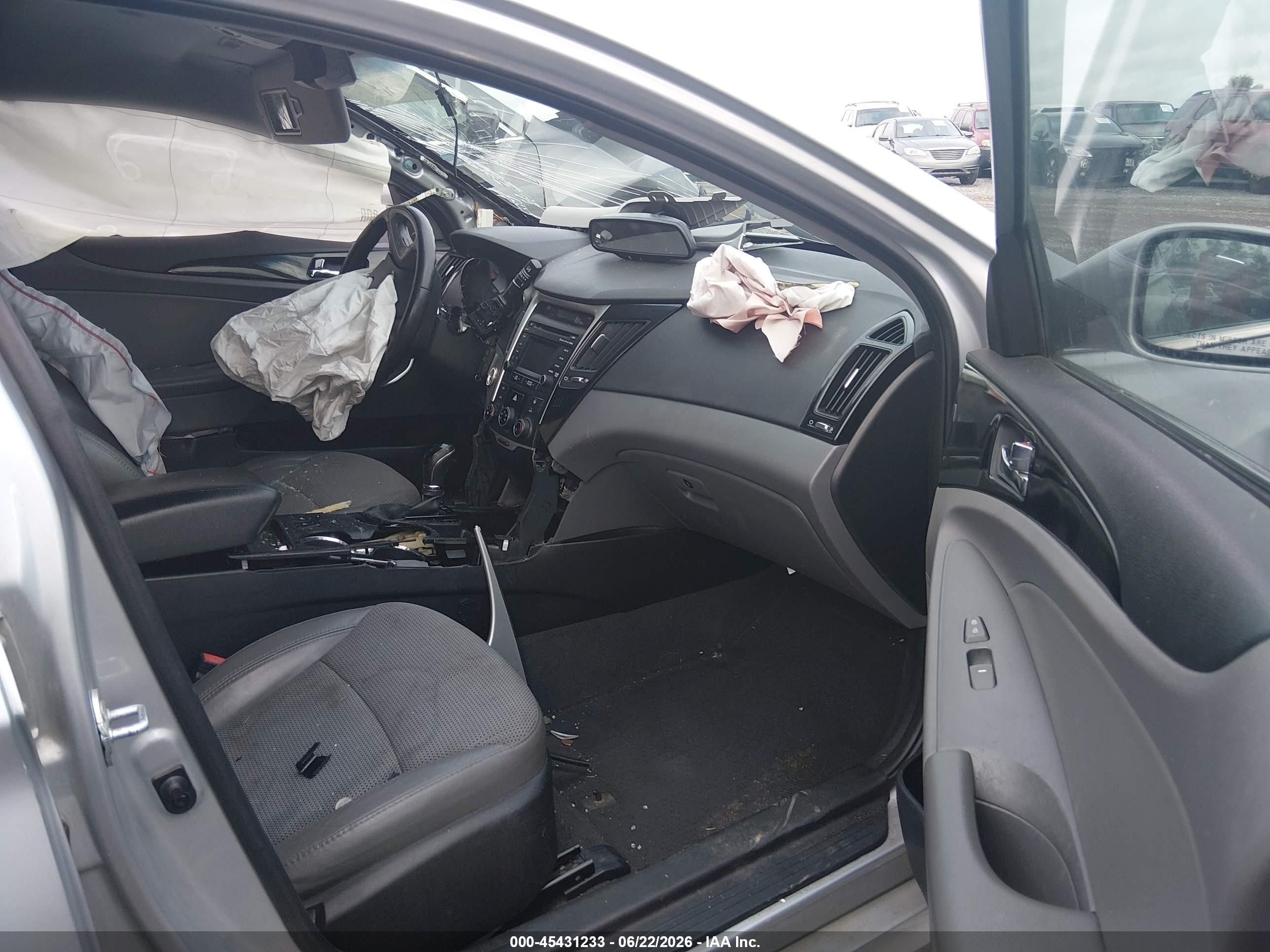 2014 Hyundai Sonata Se Silver vin: 5NPEC4AC9EH839832